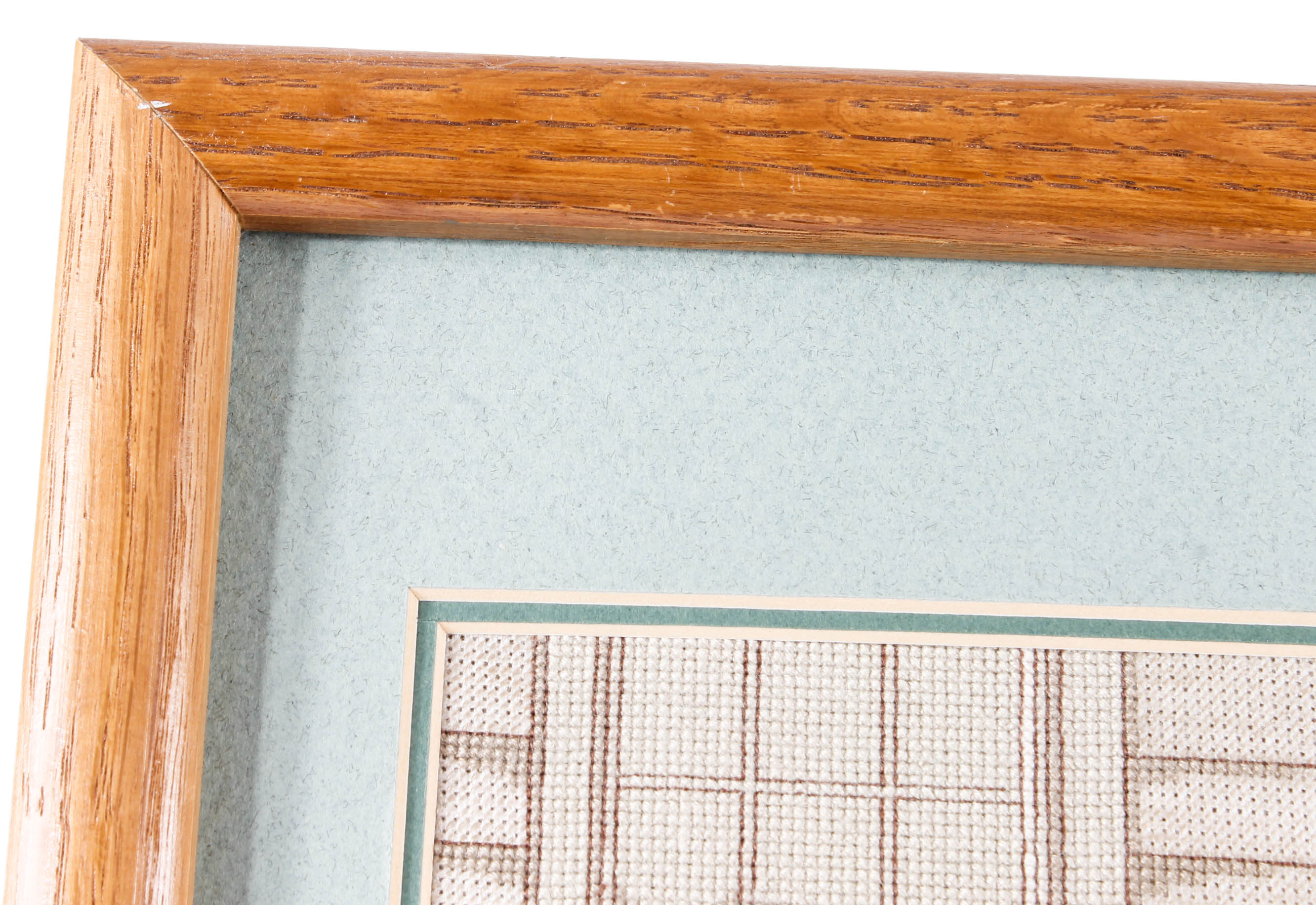 Framed Porch Scene Needlepoint