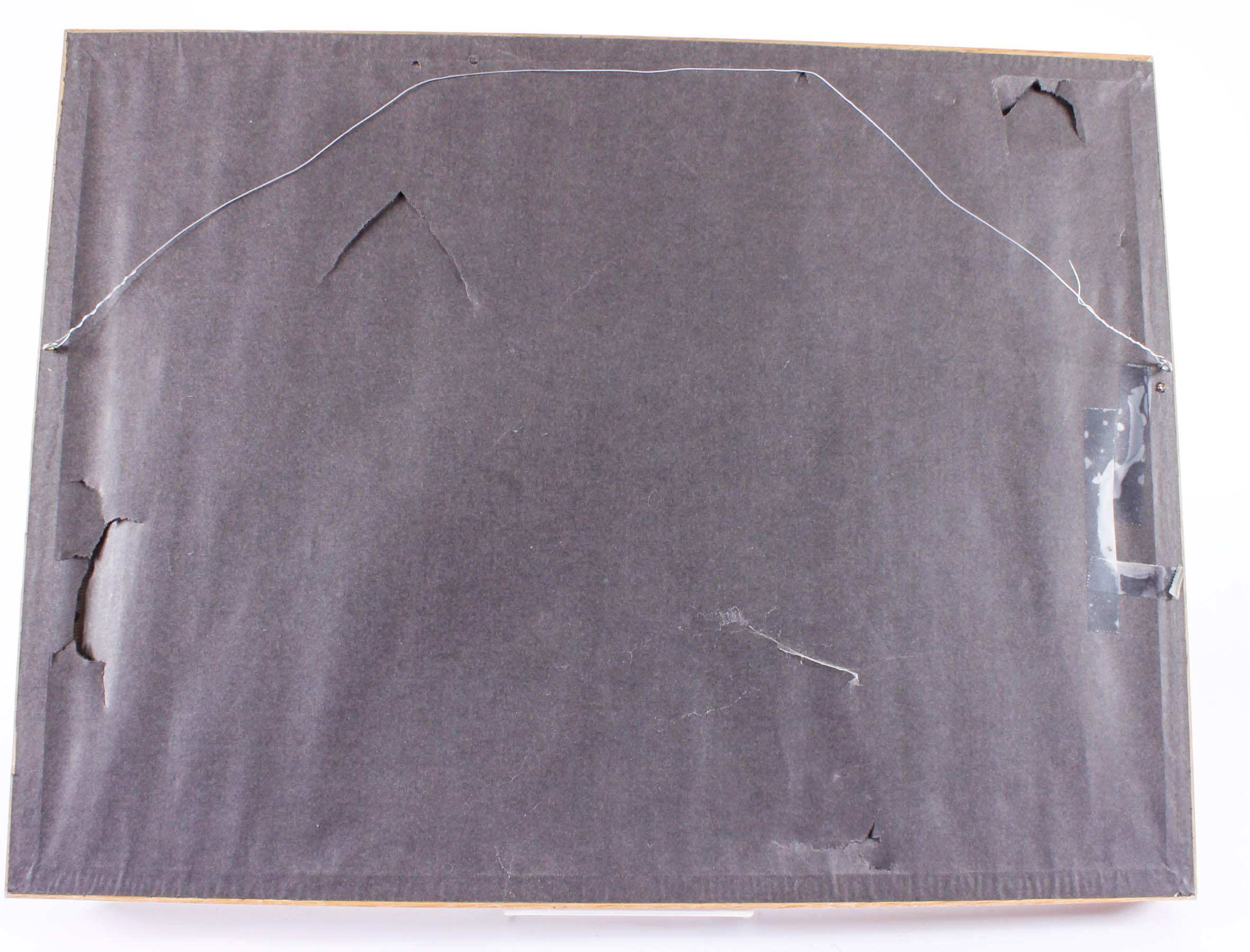 Framed Porch Scene Needlepoint