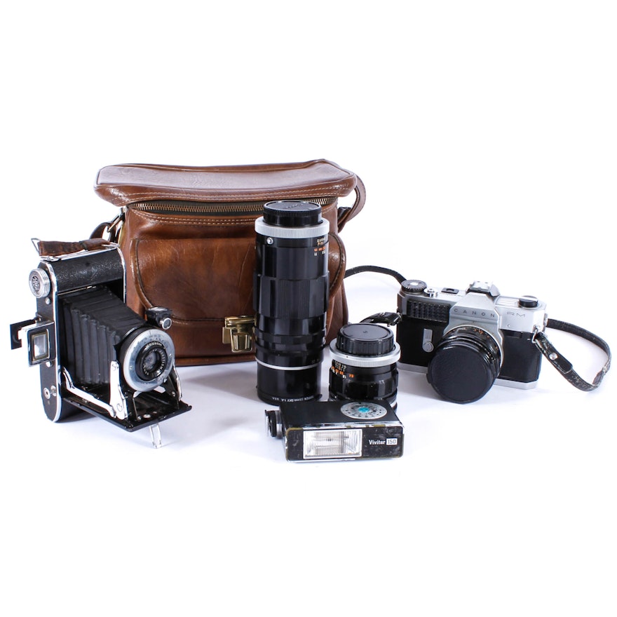 Agfa, Other Vintage Cameras and Bag