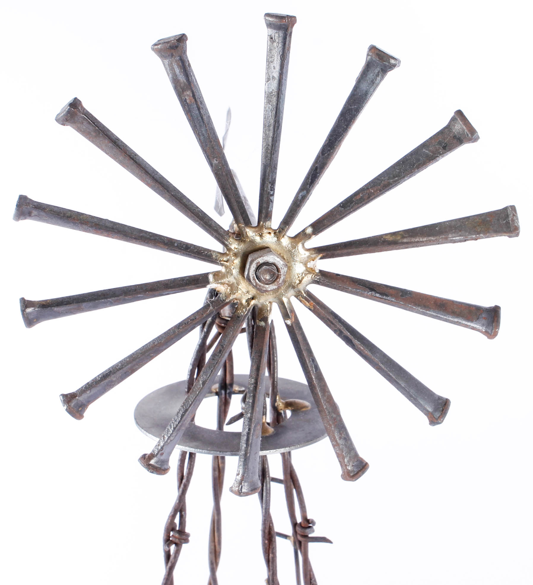 Barbed Wire Windmill Sculpture