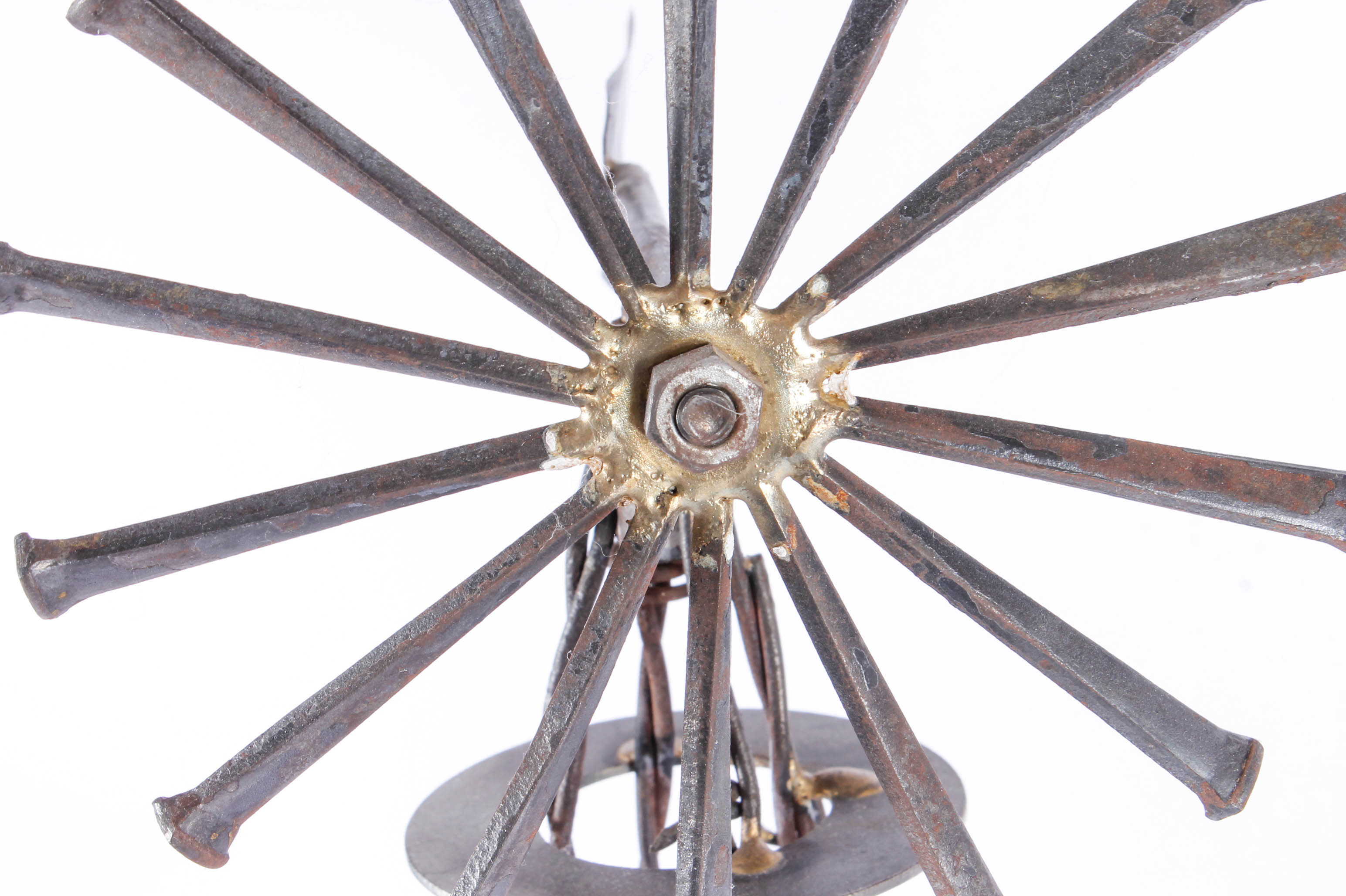 Barbed Wire Windmill Sculpture