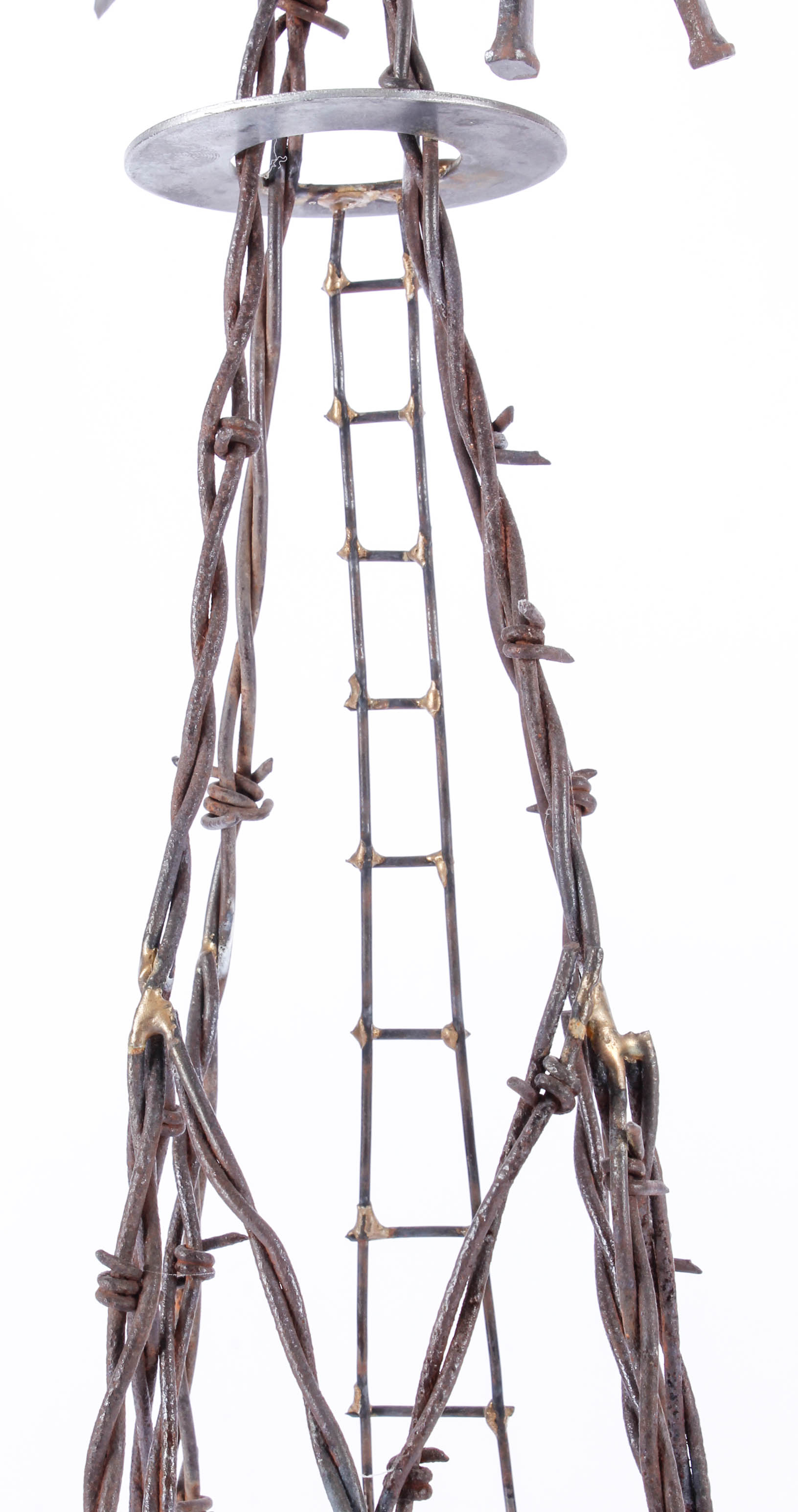 Barbed Wire Windmill Sculpture