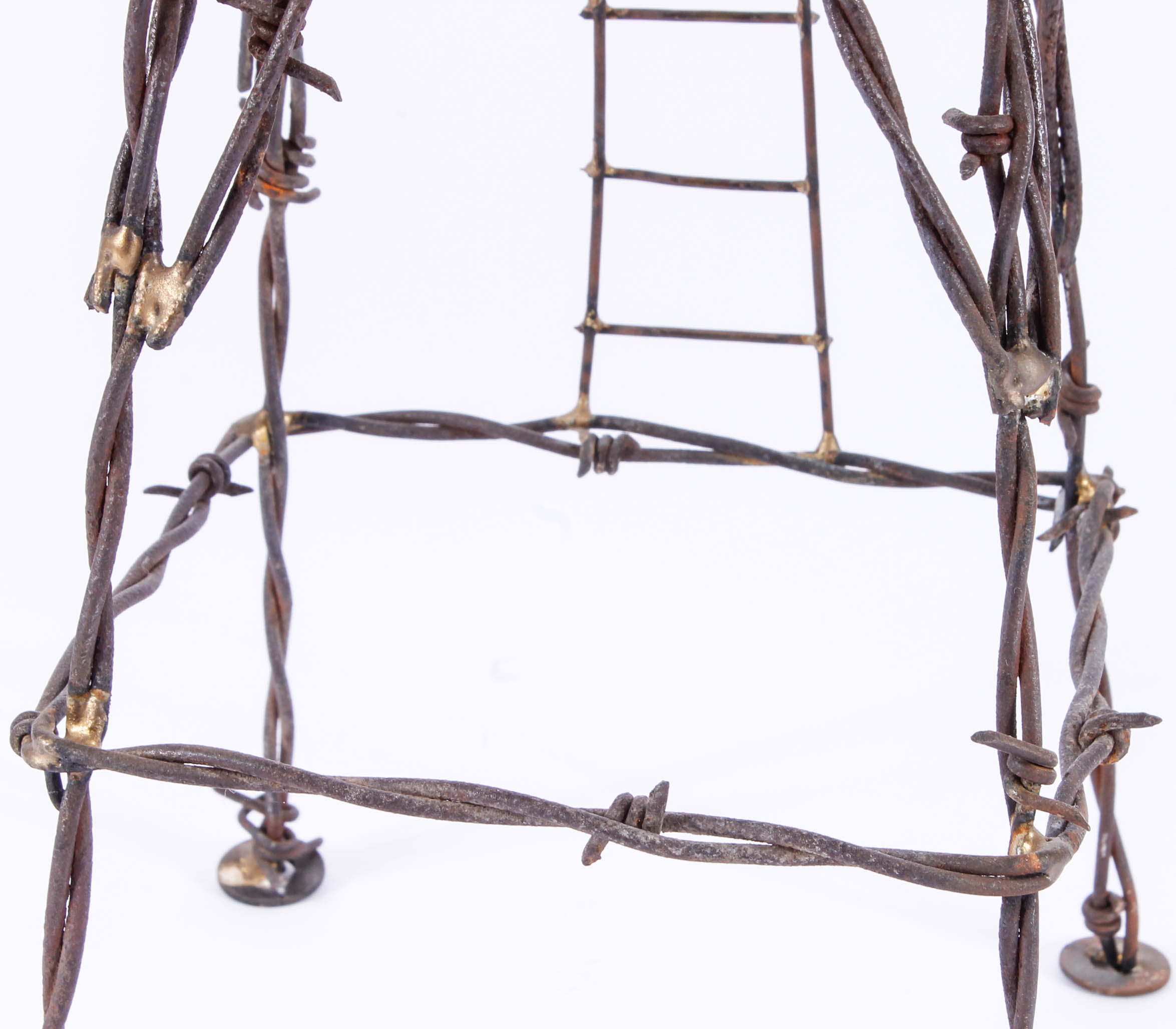 Barbed Wire Windmill Sculpture