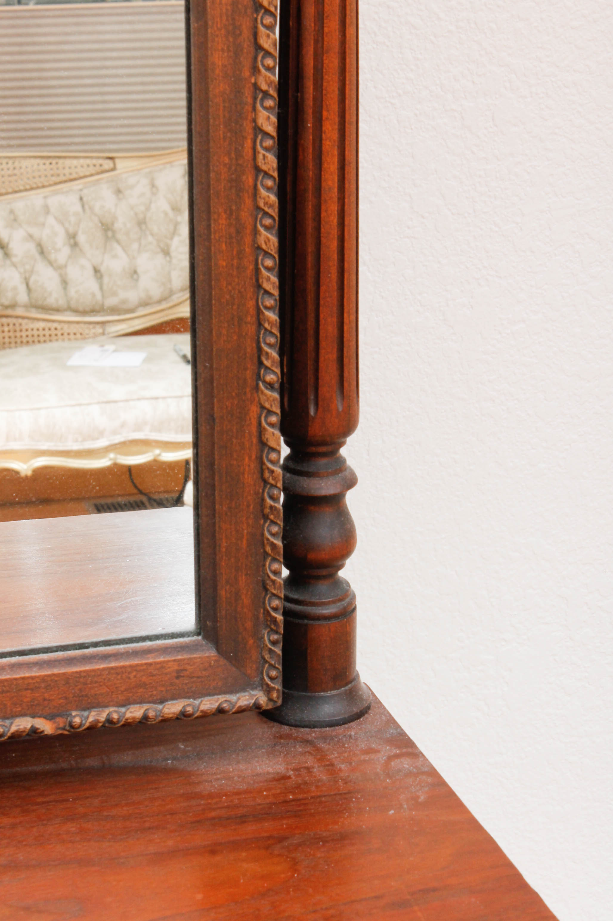 Vintage Mahogany Dresser with Mirror