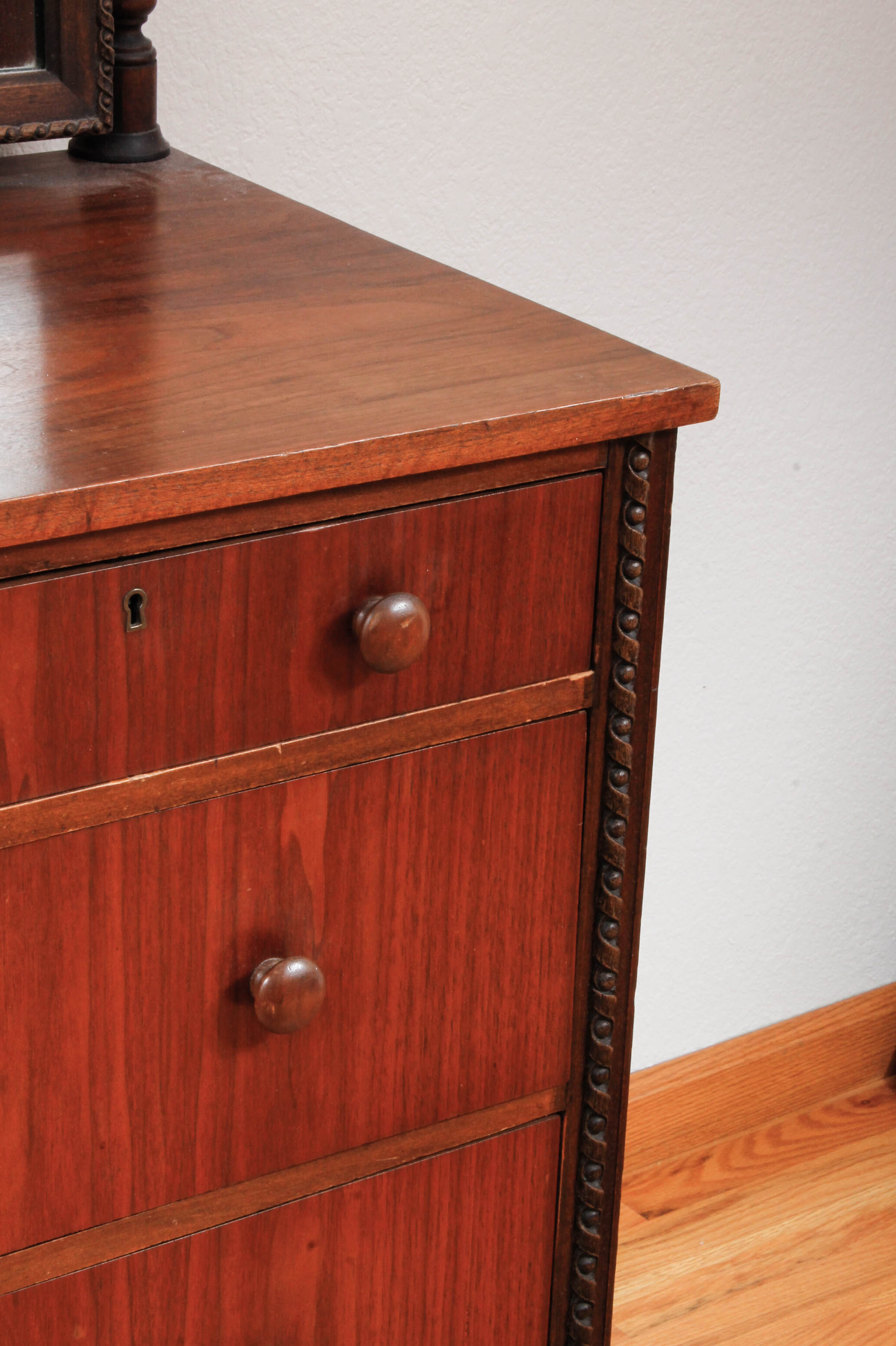 Vintage Mahogany Dresser with Mirror