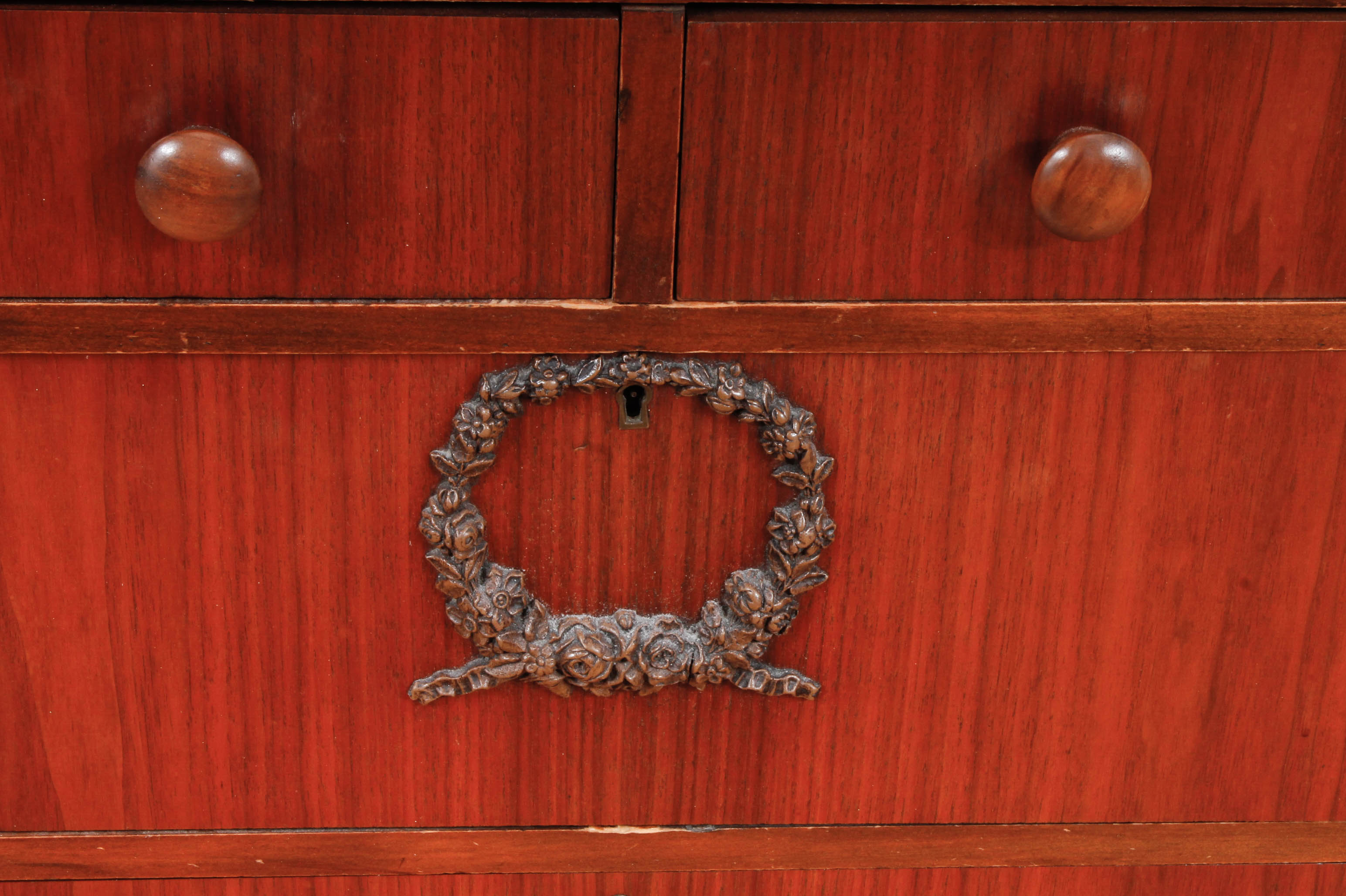 Vintage Mahogany Dresser with Mirror