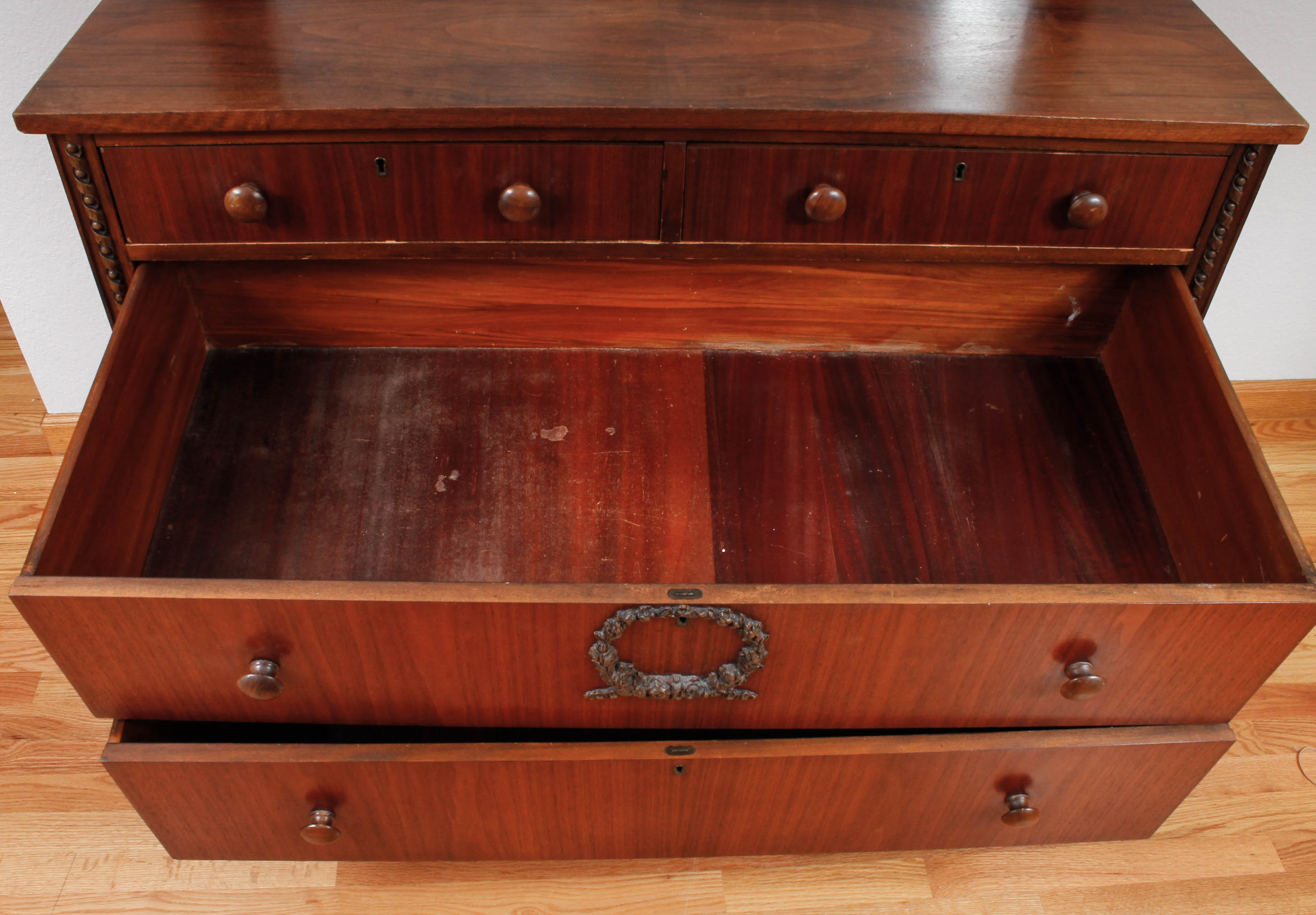 Vintage Mahogany Dresser with Mirror