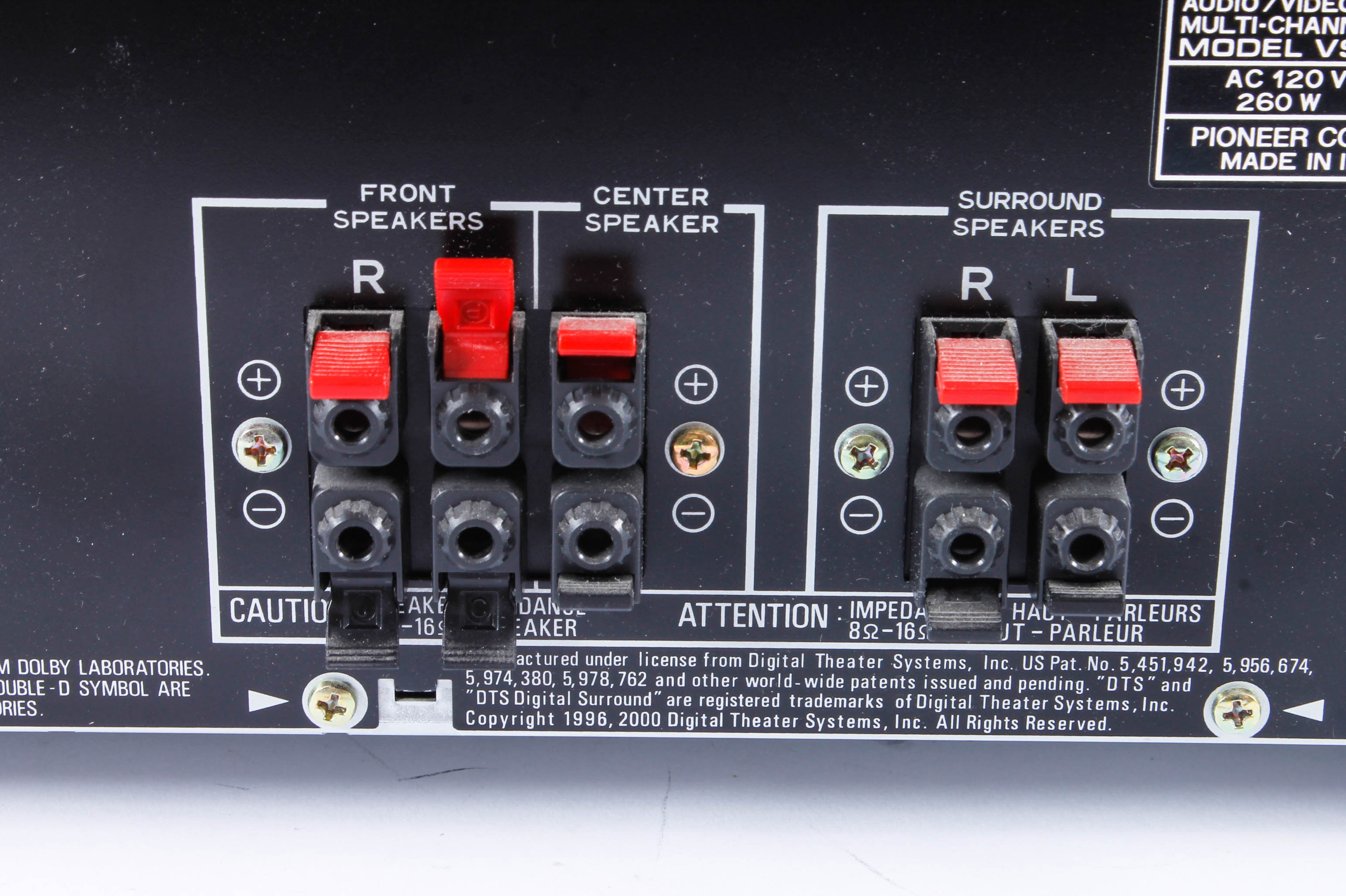Pioneer Multi Channel A/V Receiver