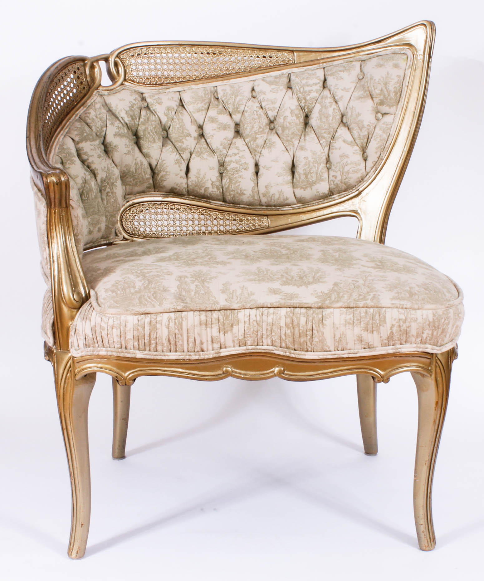 Pair of Vintage Upholstered Side Chairs