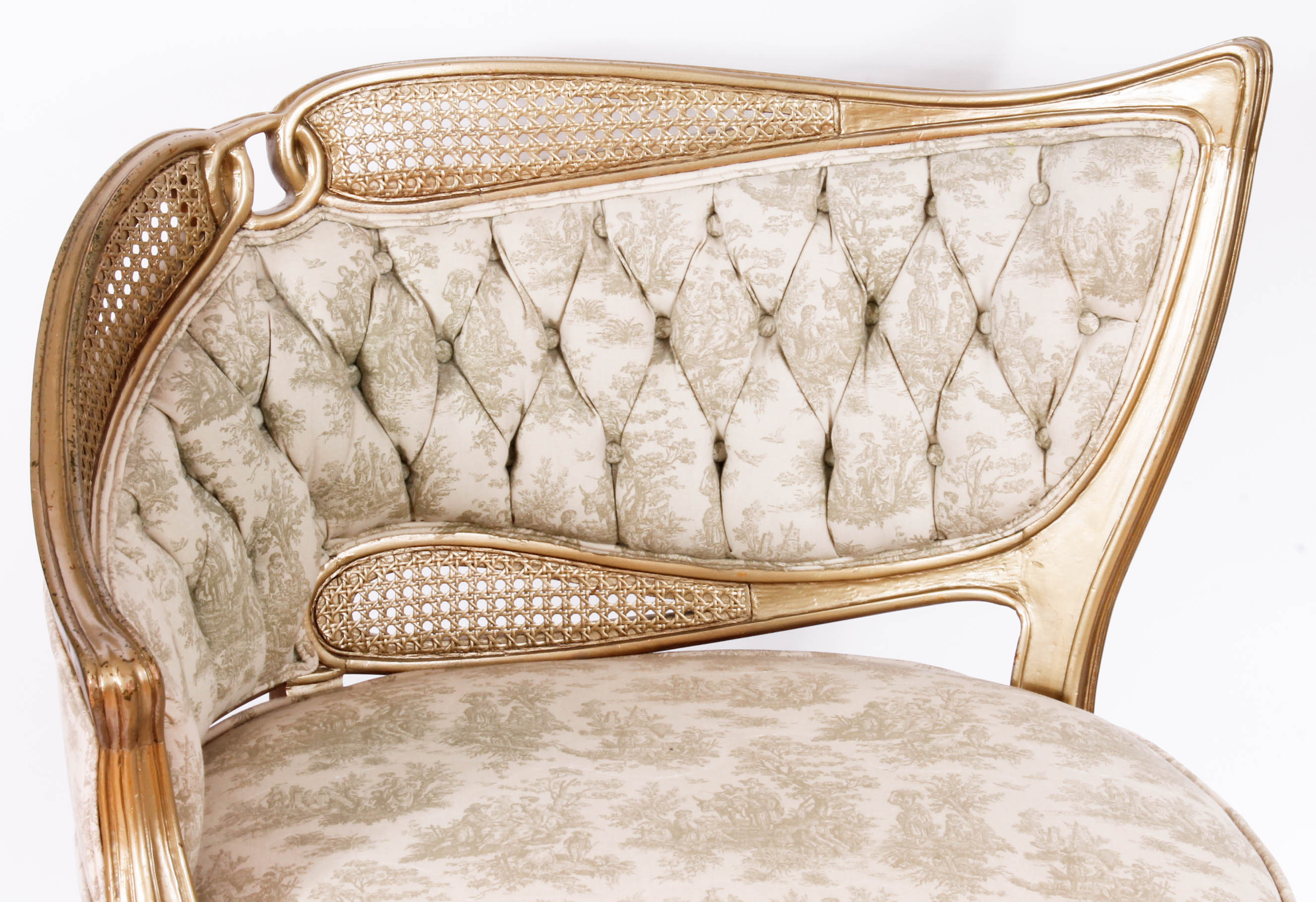 Pair of Vintage Upholstered Side Chairs