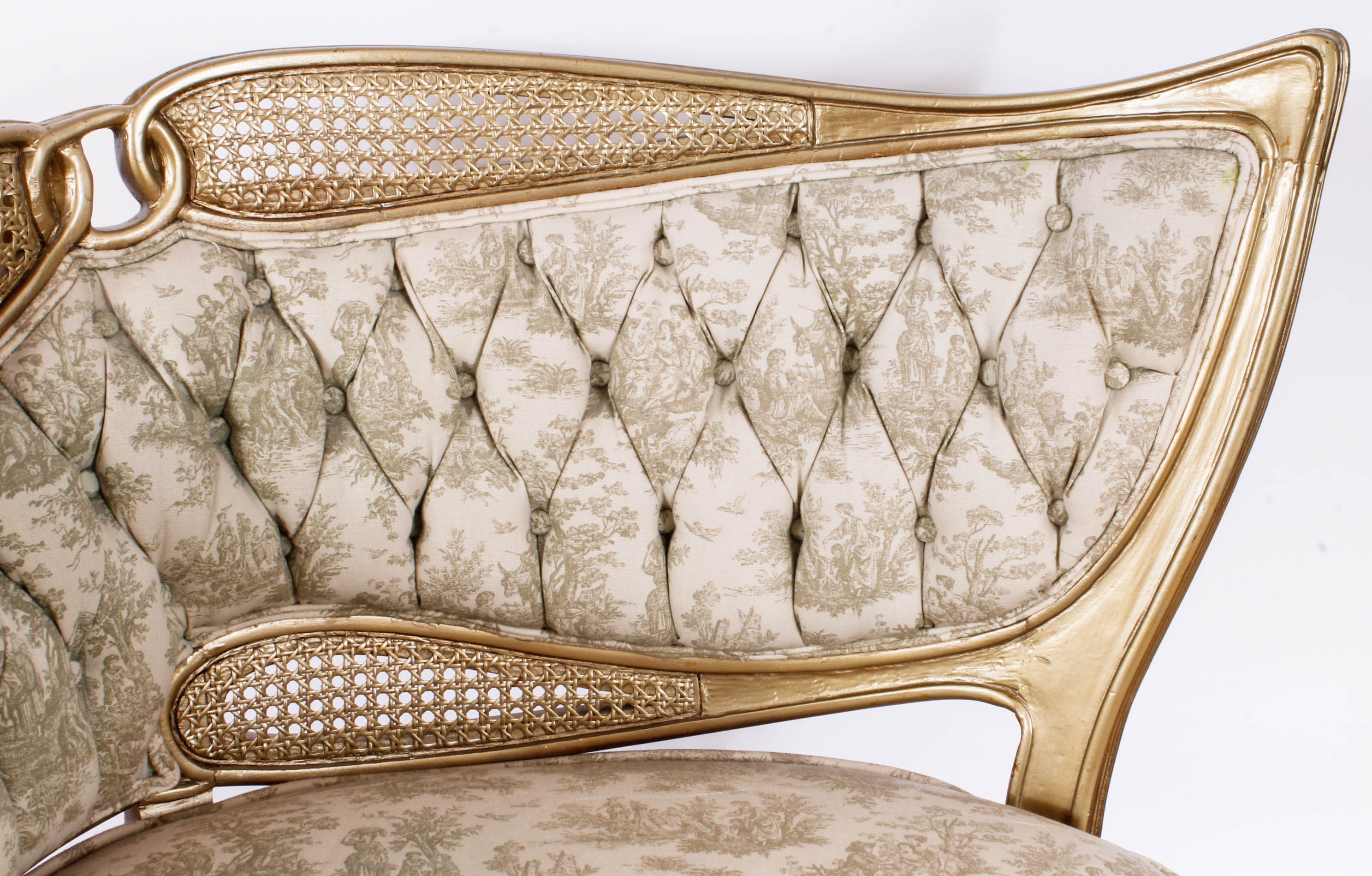 Pair of Vintage Upholstered Side Chairs