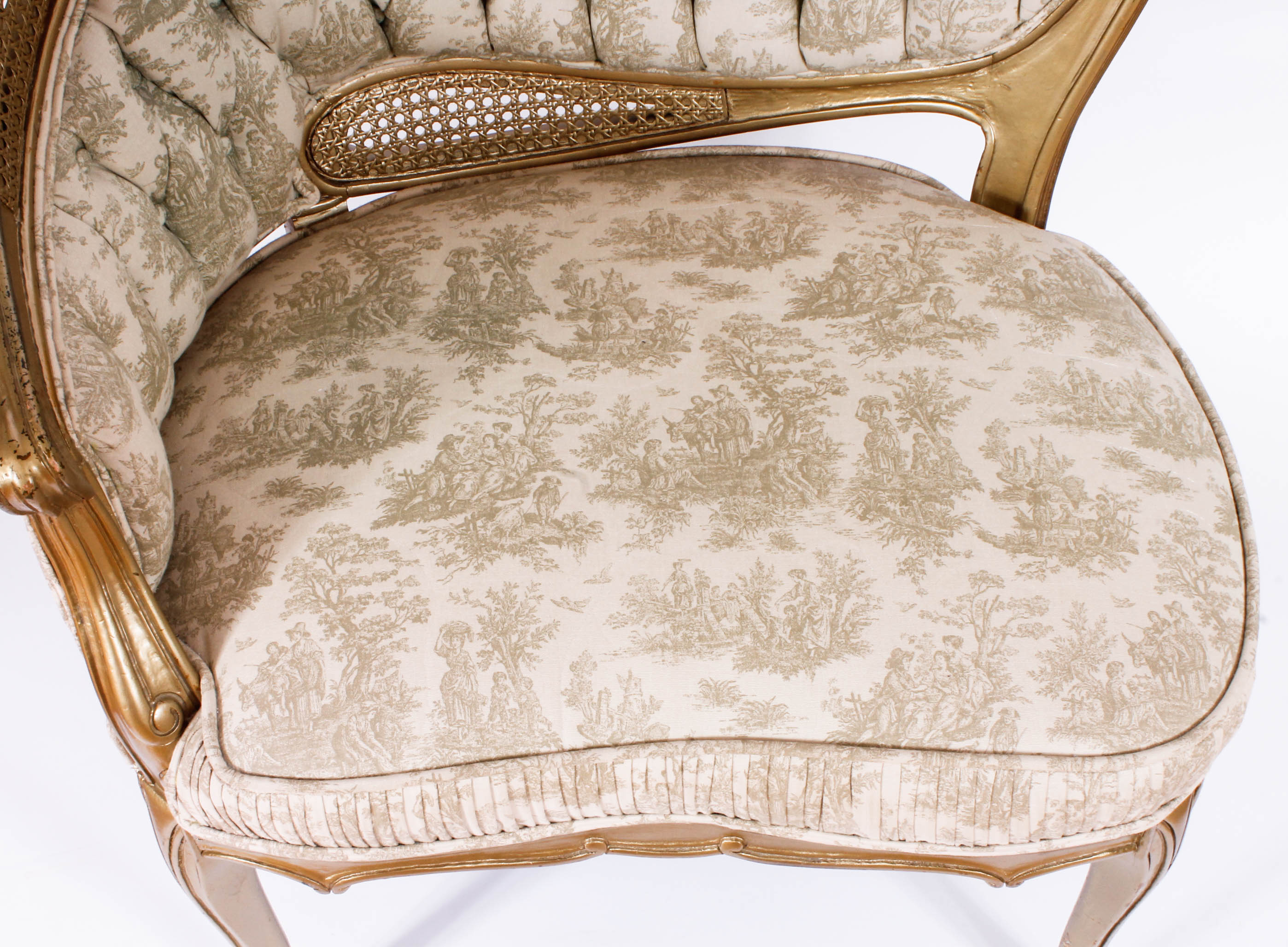 Pair of Vintage Upholstered Side Chairs