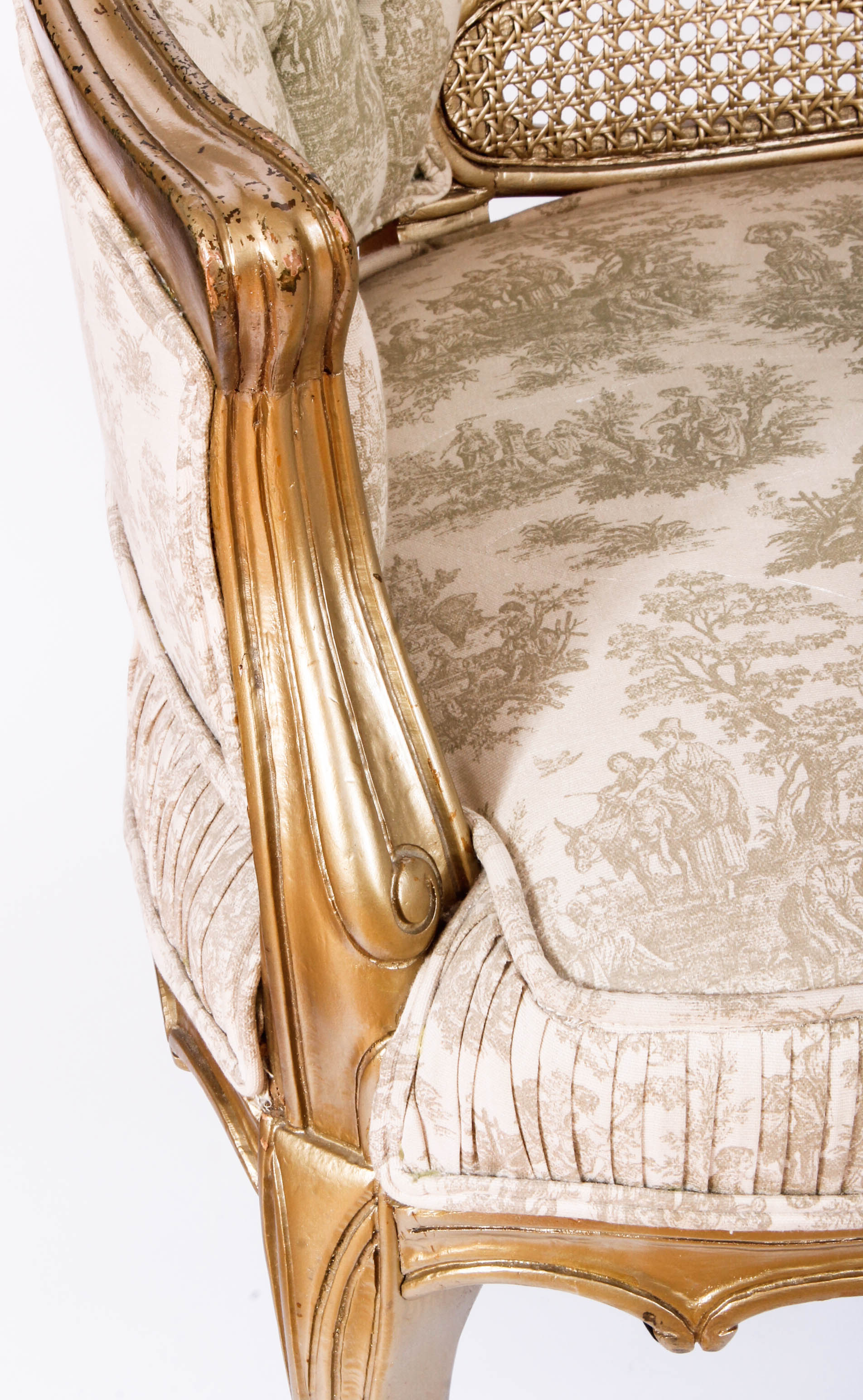 Pair of Vintage Upholstered Side Chairs