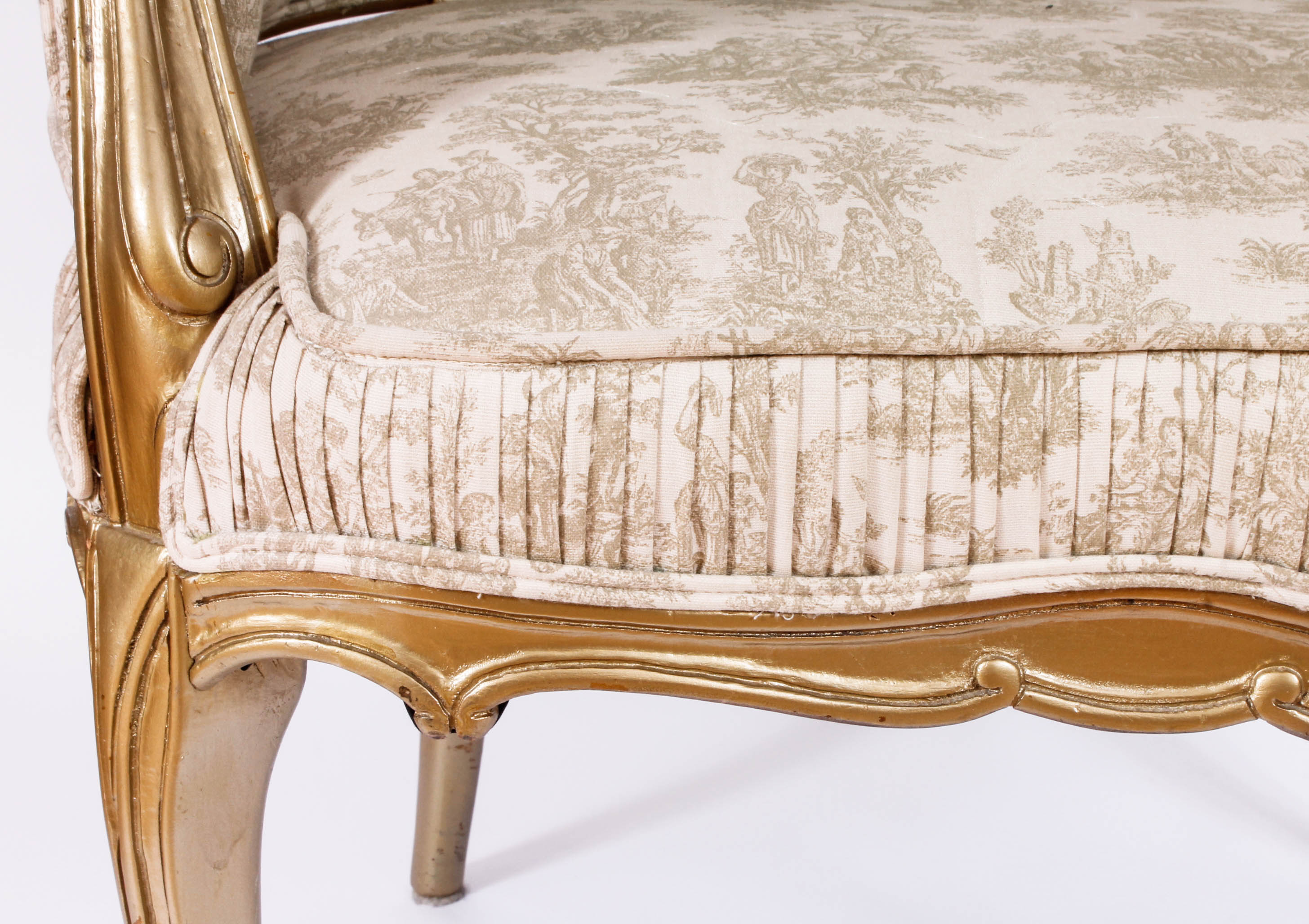 Pair of Vintage Upholstered Side Chairs