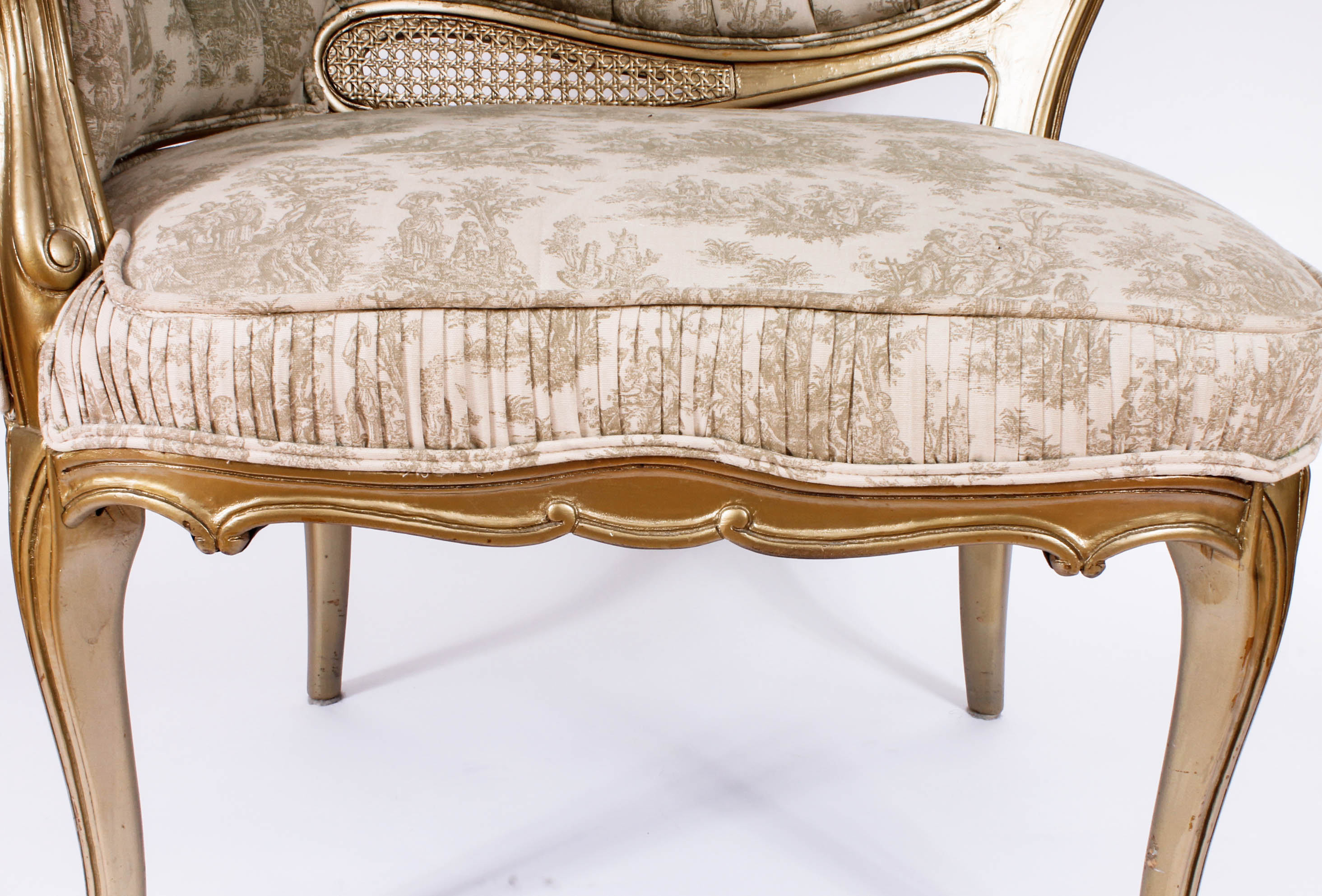 Pair of Vintage Upholstered Side Chairs