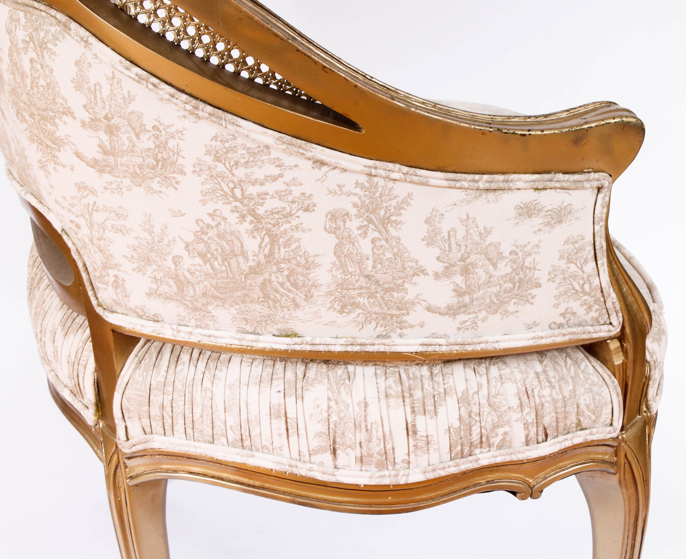 Pair of Vintage Upholstered Side Chairs