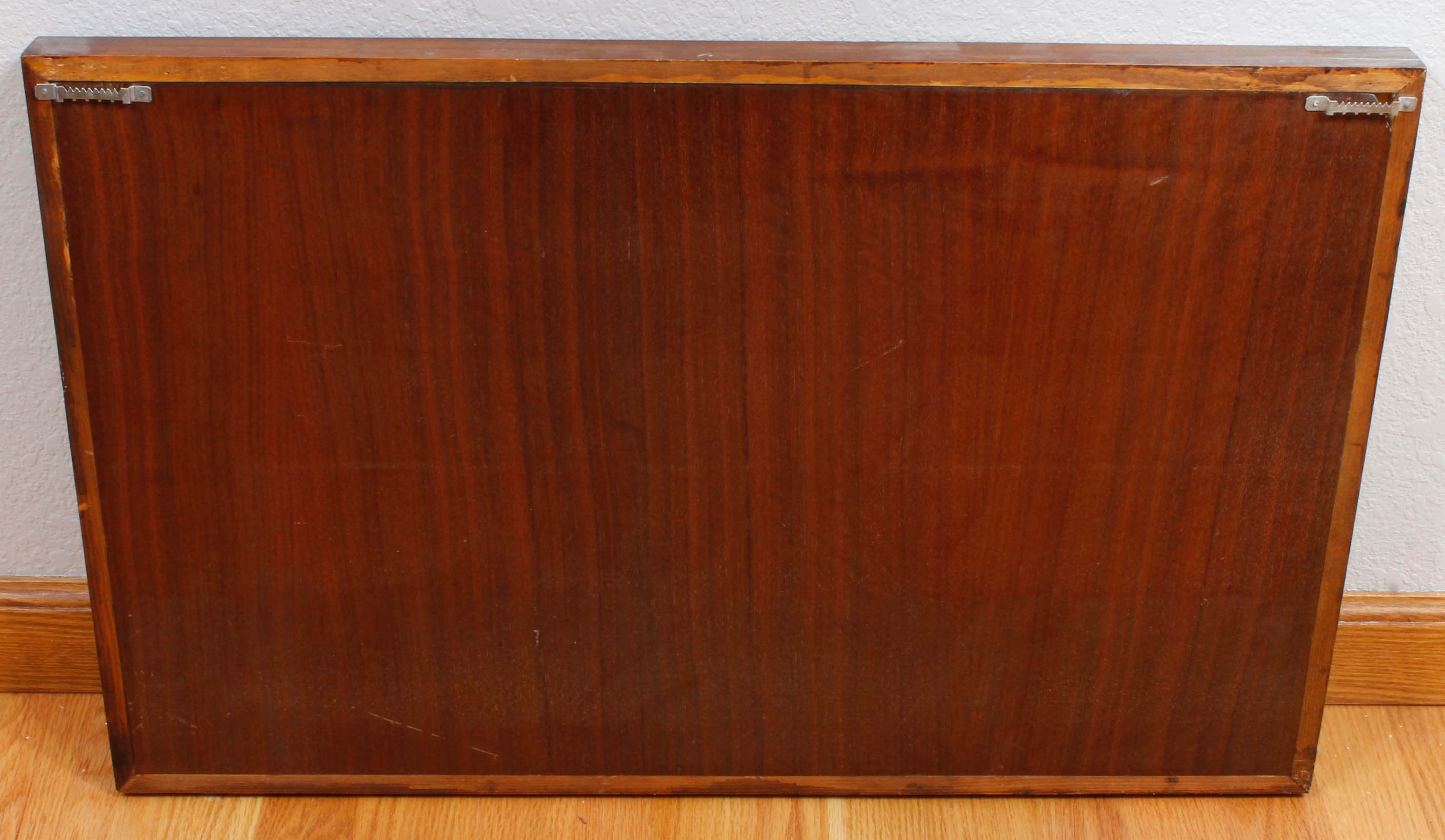 Vintage Wooden Dresser Cabinet with Decorative Wall Panel