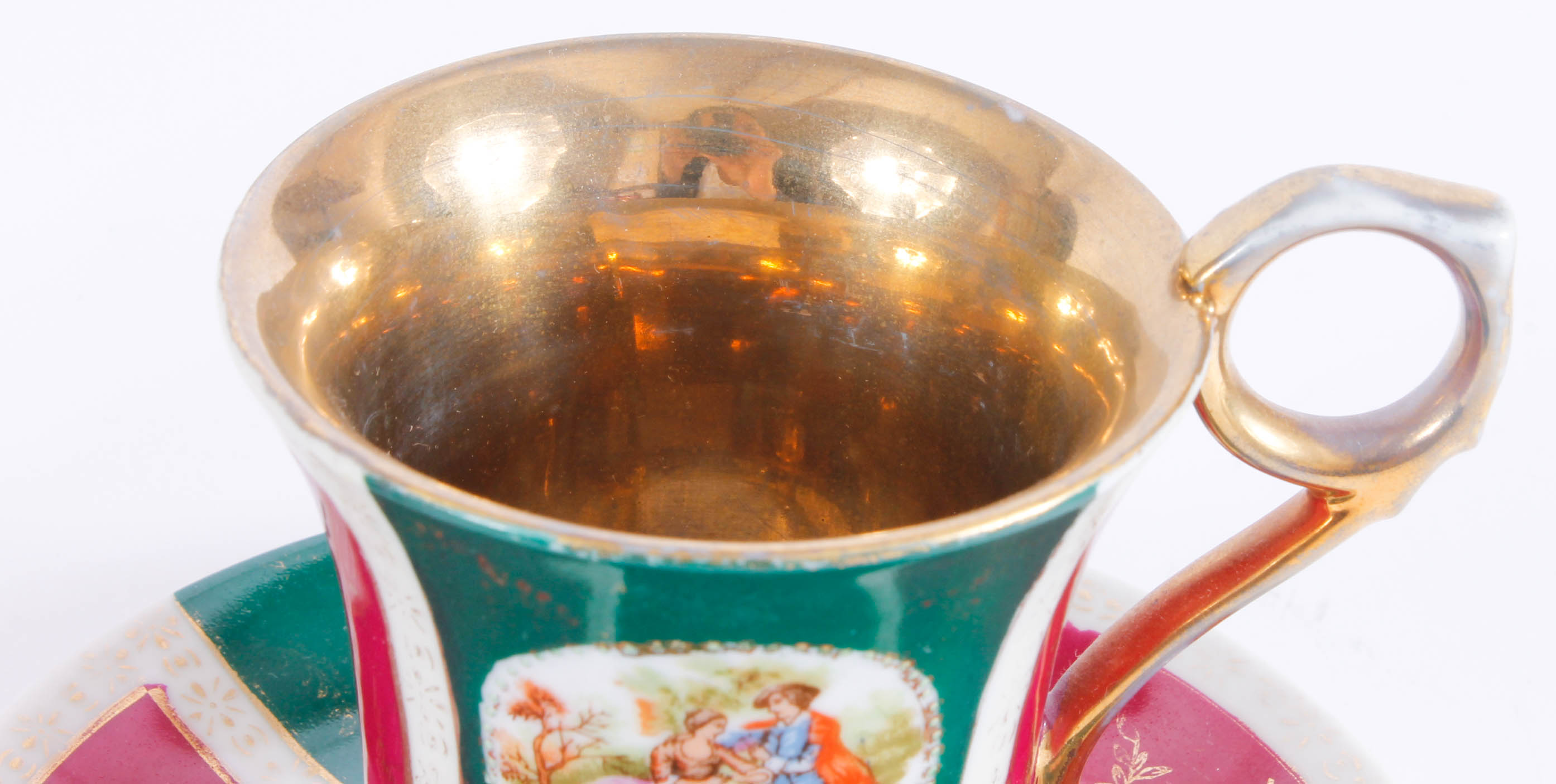 Vintage Hand Painted Cup and Saucer Sets