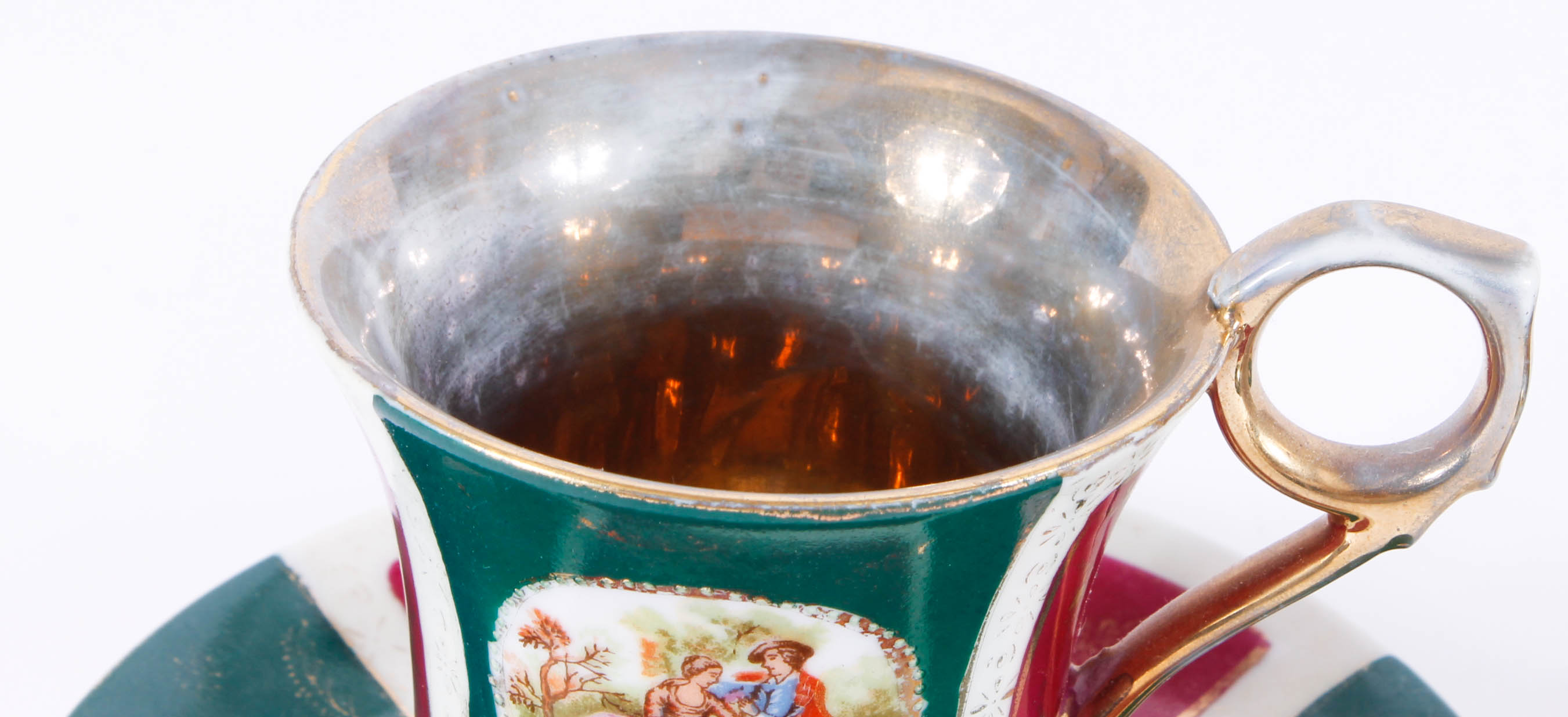 Vintage Hand Painted Cup and Saucer Sets