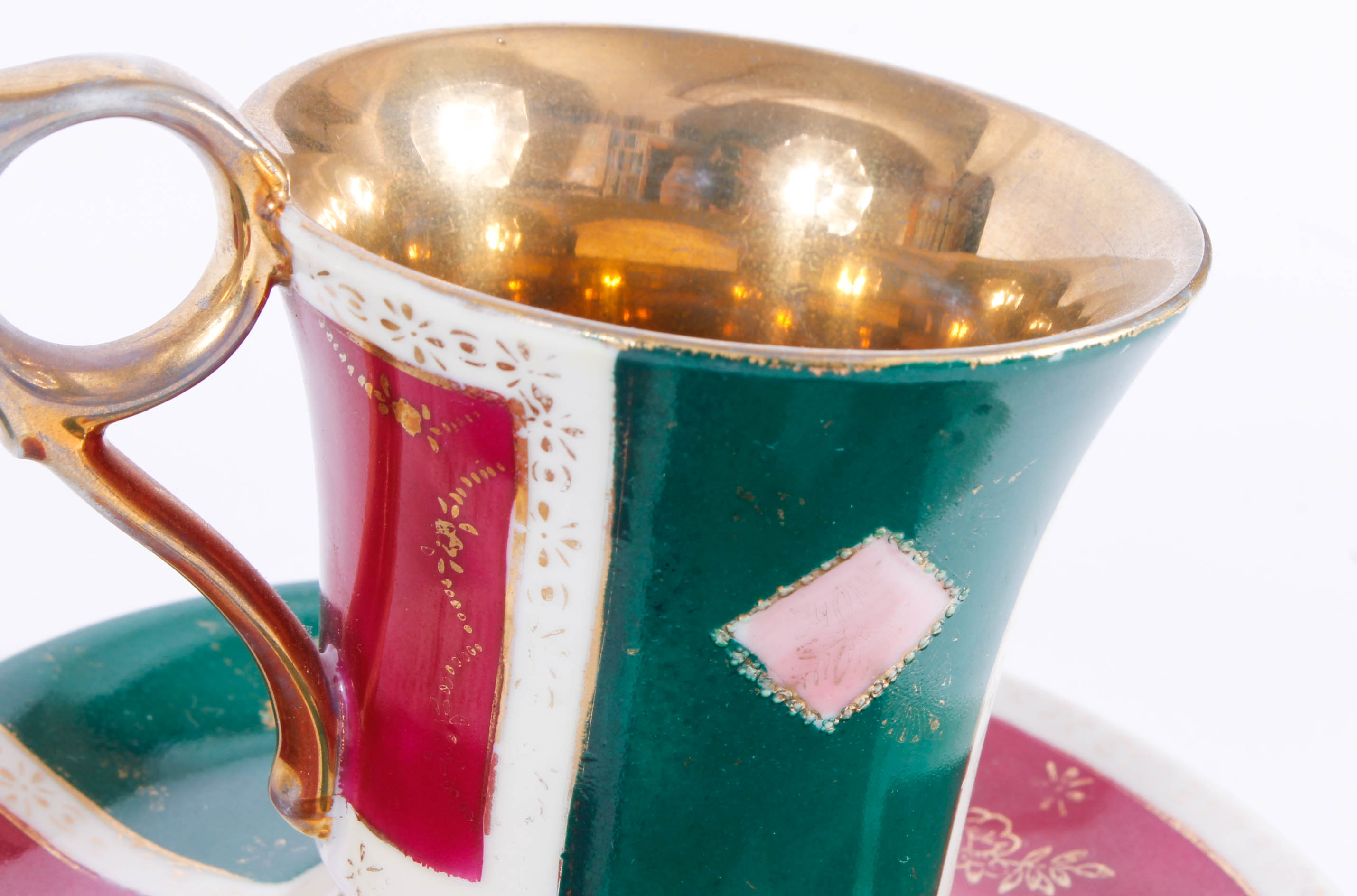 Vintage Hand Painted Cup and Saucer Sets