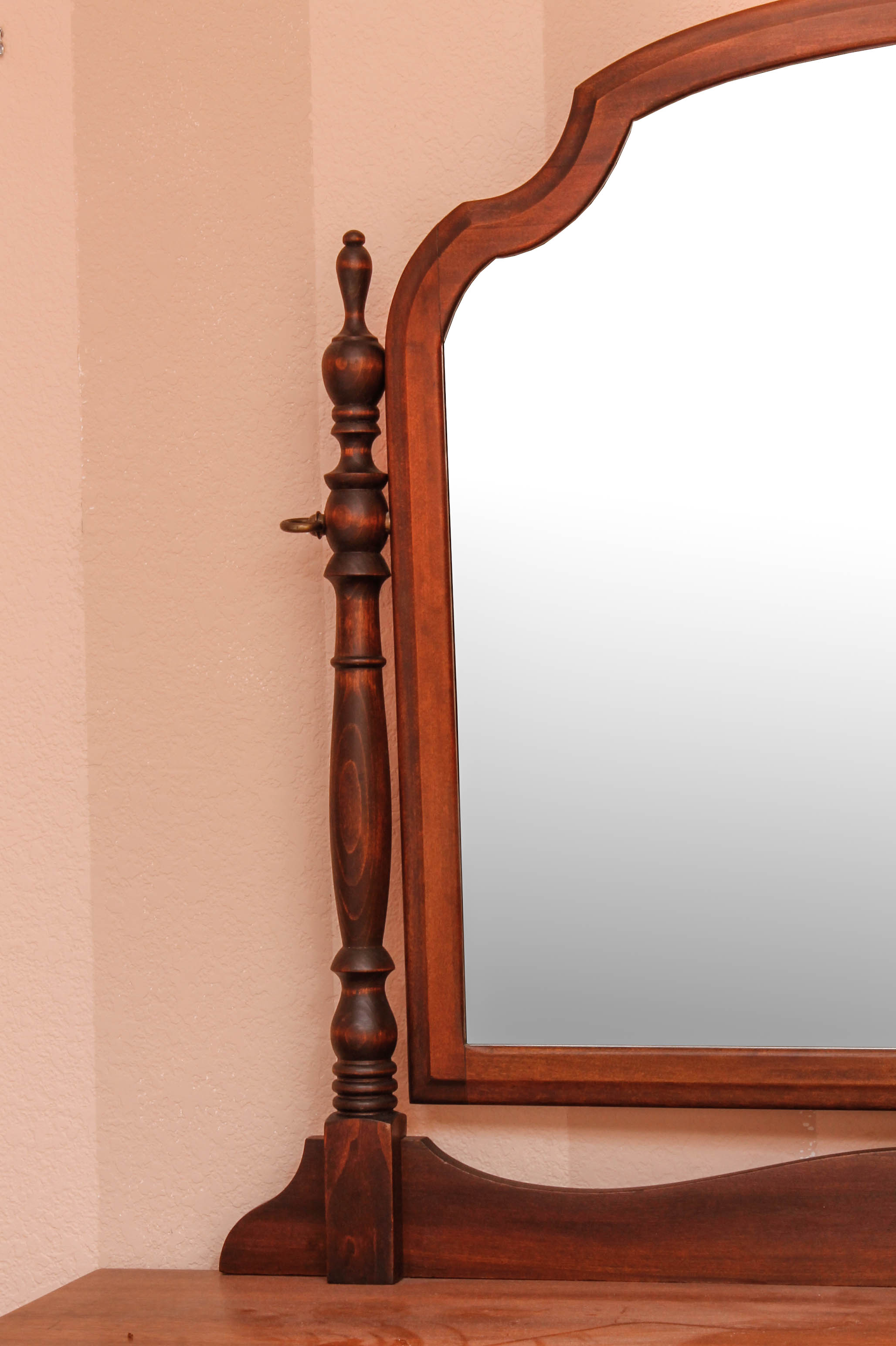 Vintage Vanity with Mirror and Chair