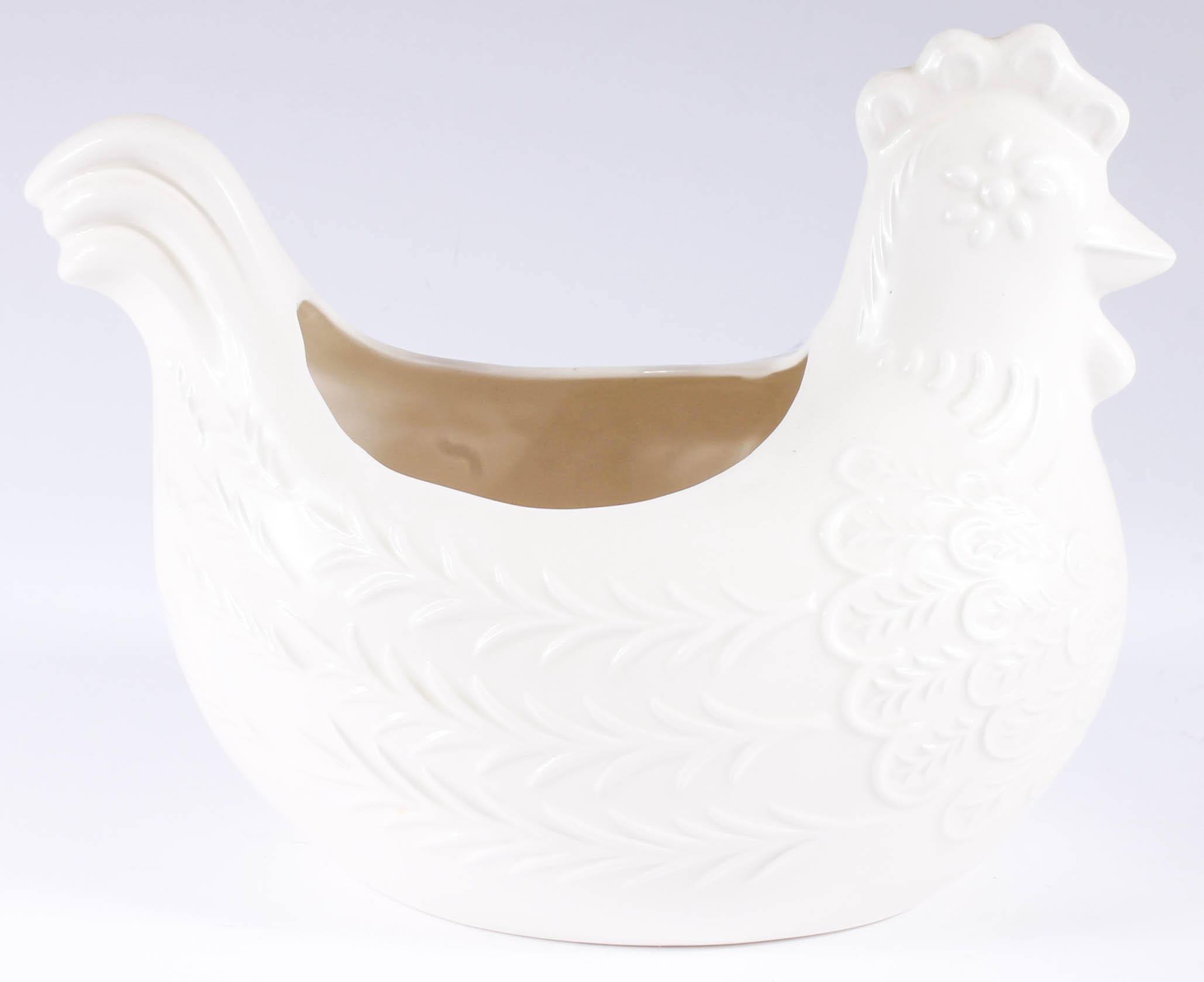 Vintage White Ceramic Bird Group