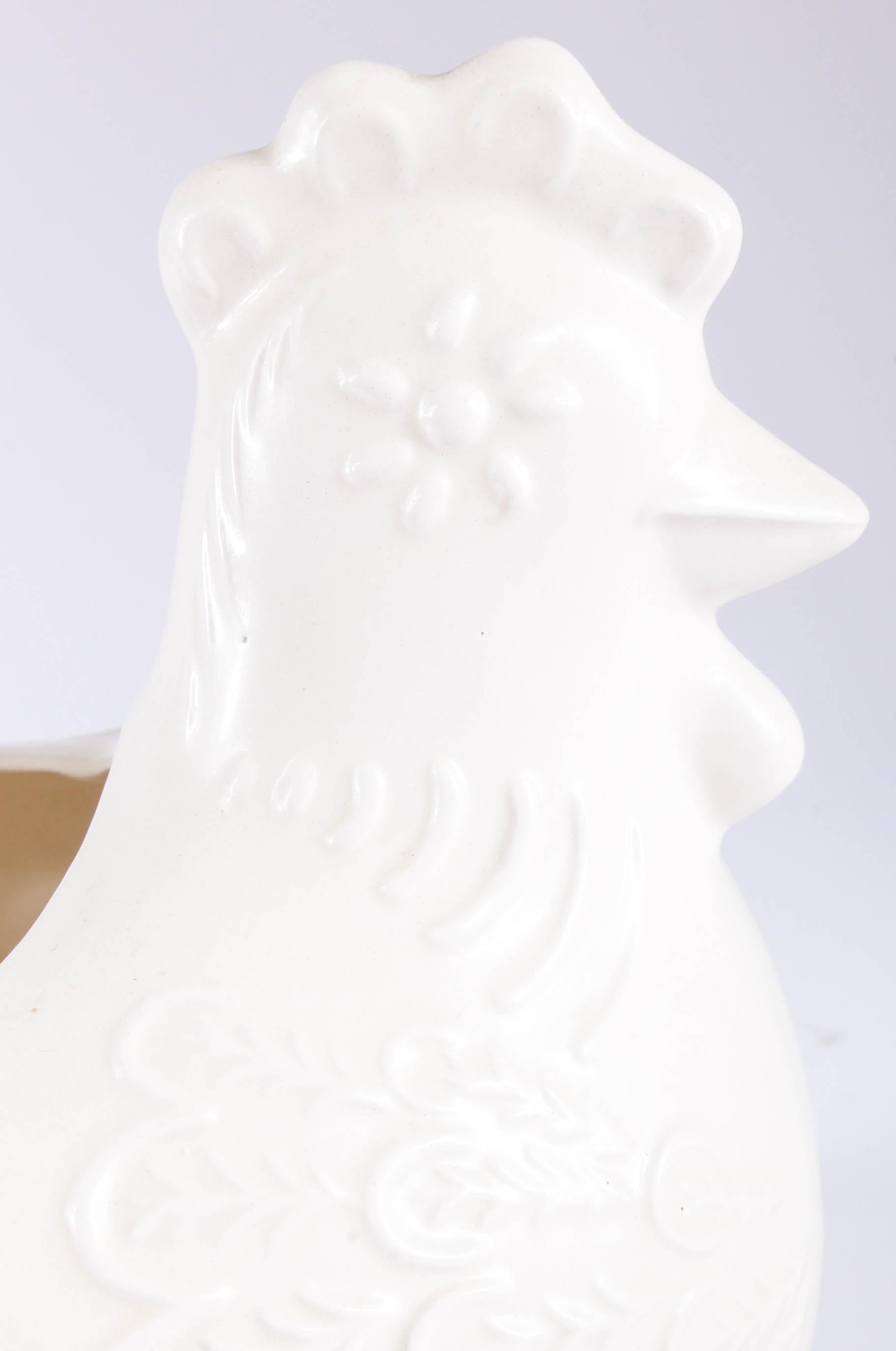 Vintage White Ceramic Bird Group