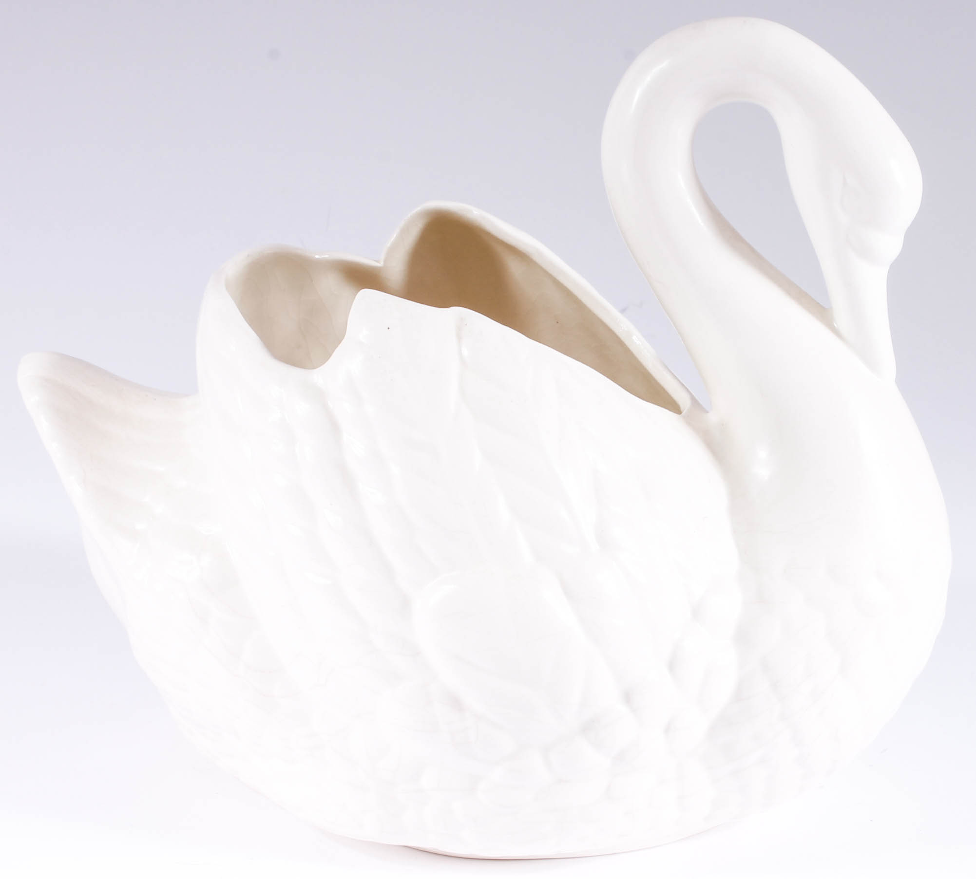 Vintage White Ceramic Bird Group