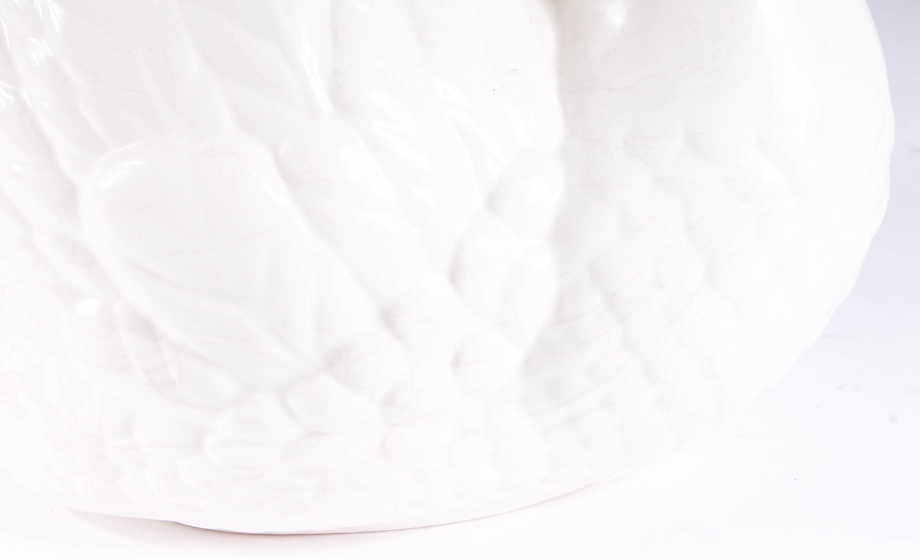 Vintage White Ceramic Bird Group