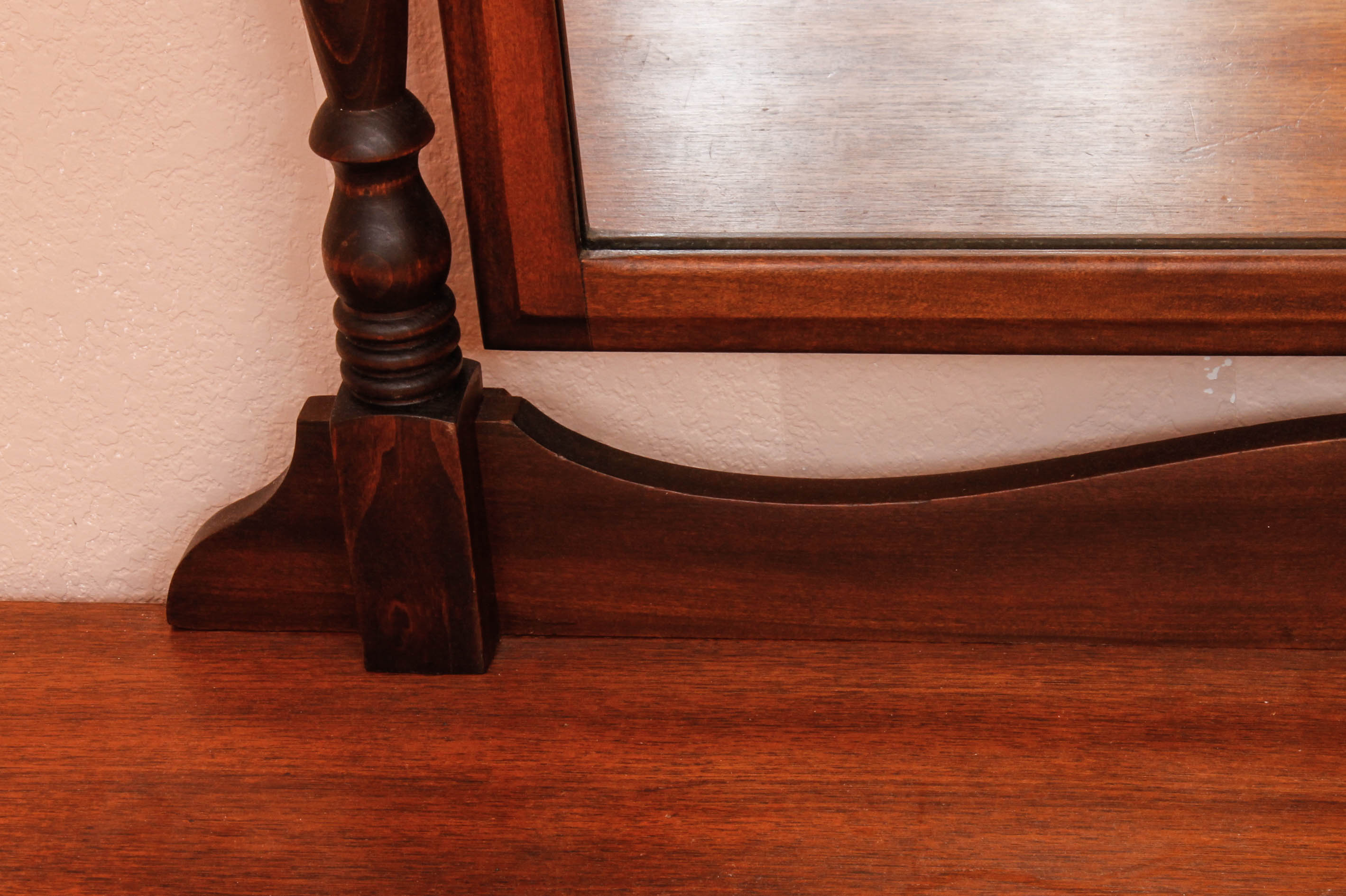 Vintage Vanity with Mirror and Chair