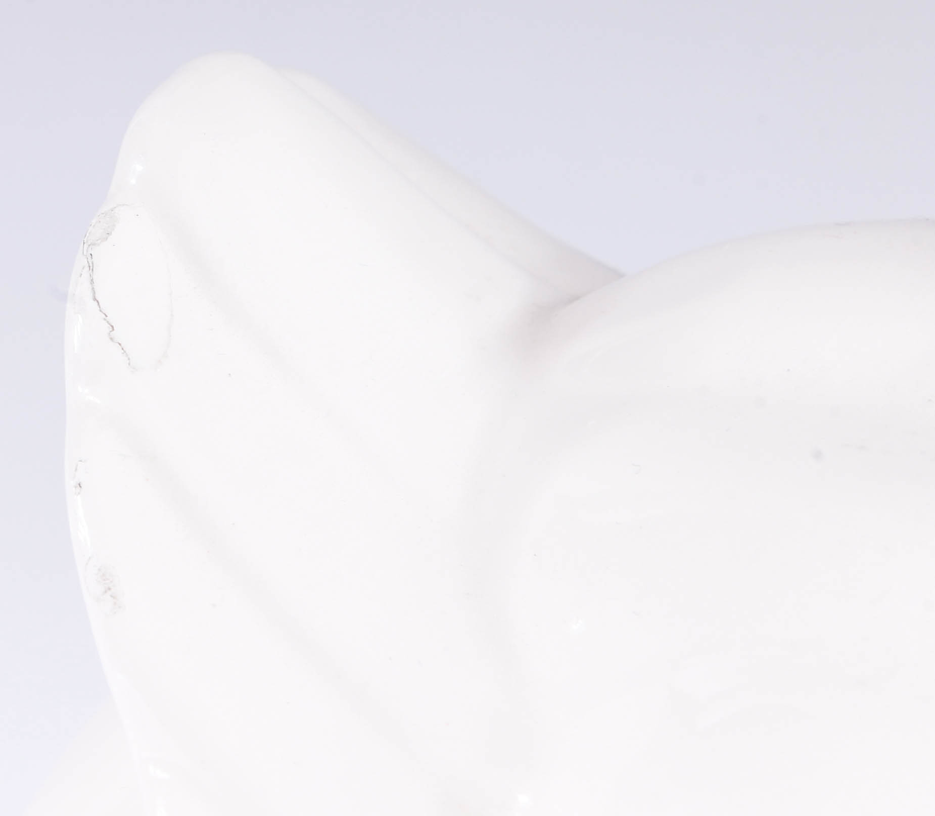 Vintage White Ceramic Bird Group