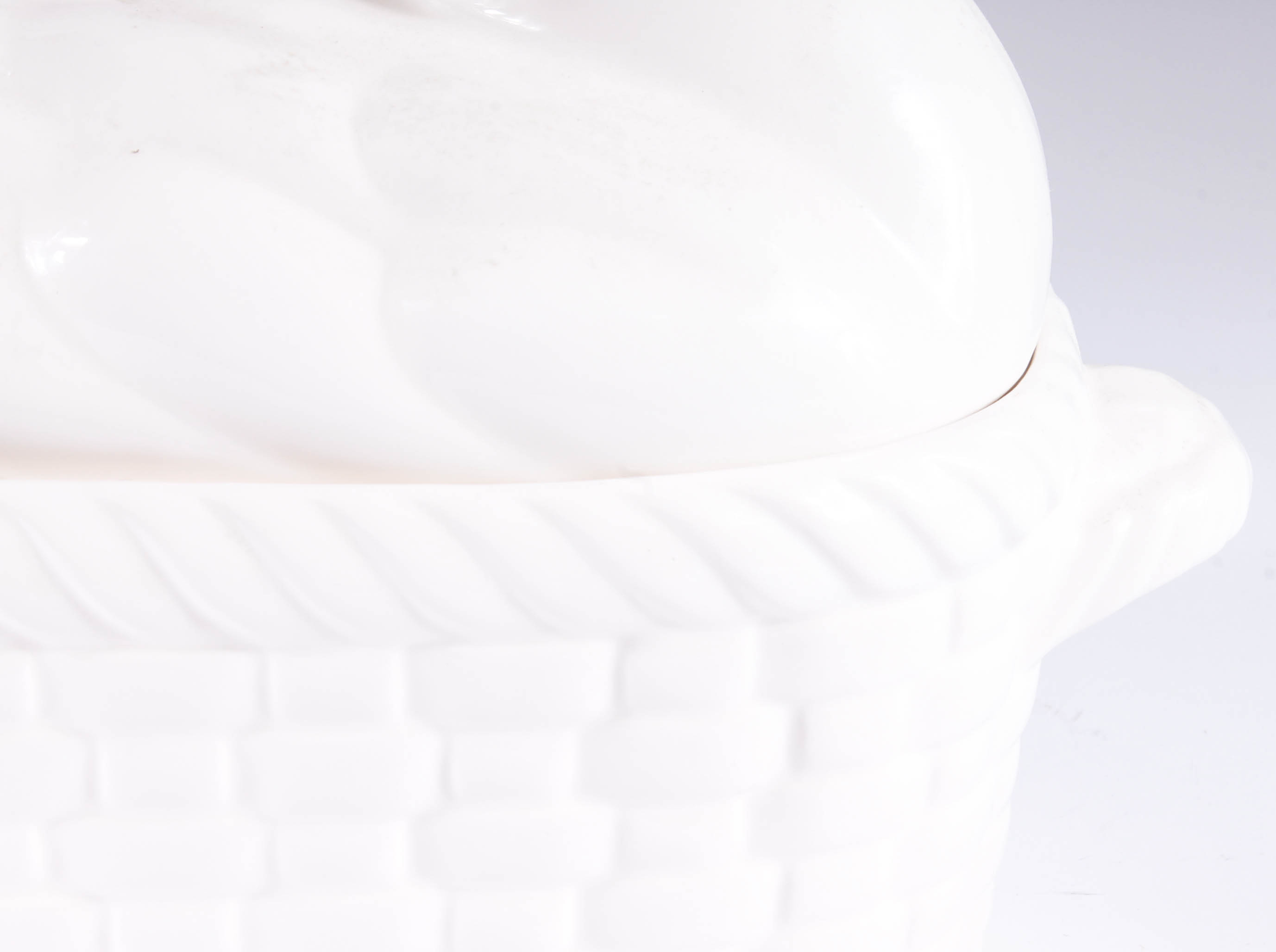 Vintage White Ceramic Bird Group