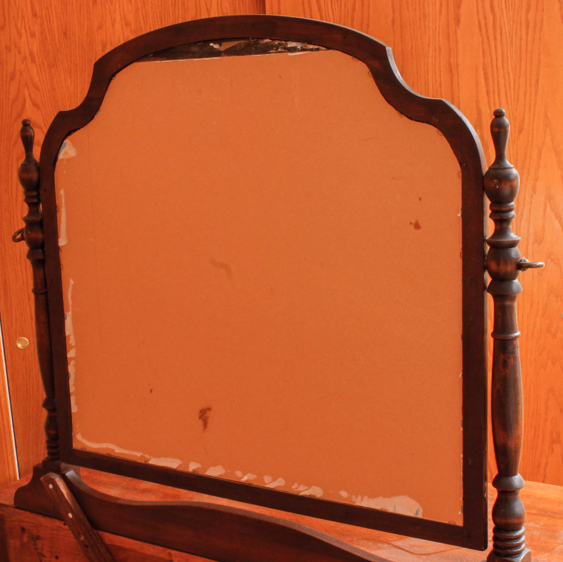 Vintage Vanity with Mirror and Chair