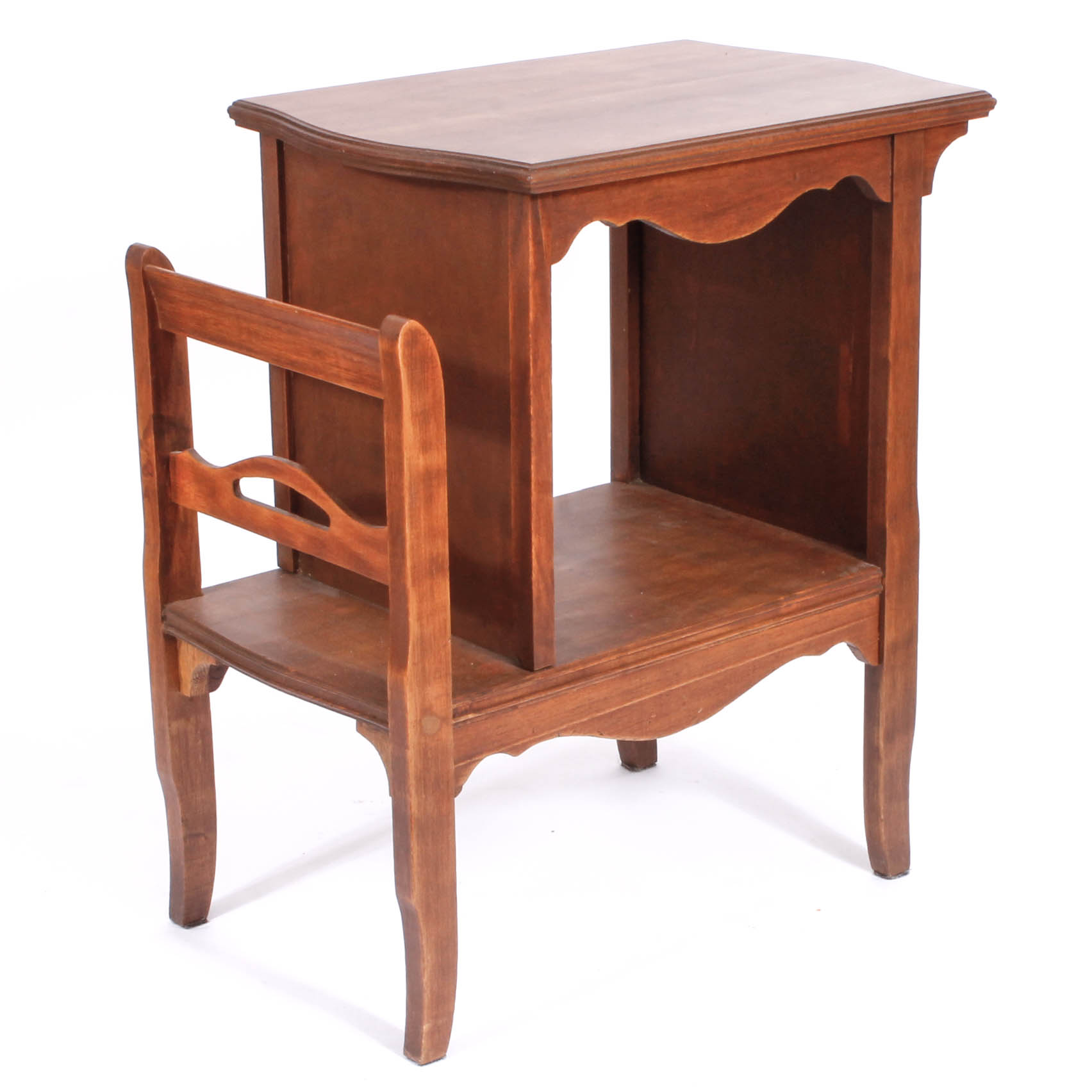 Vintage Wood Telephone Table