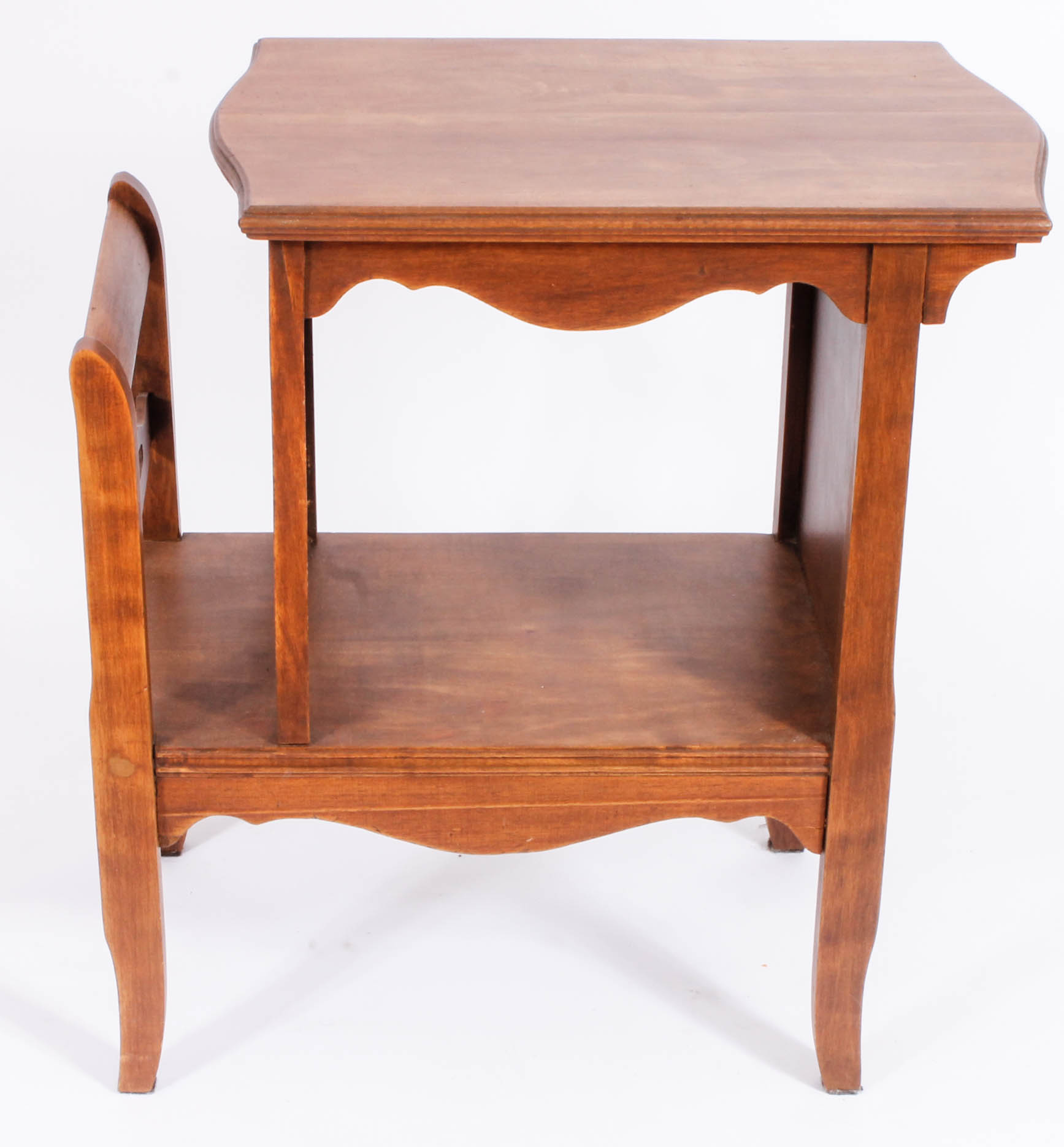 Vintage Wood Telephone Table