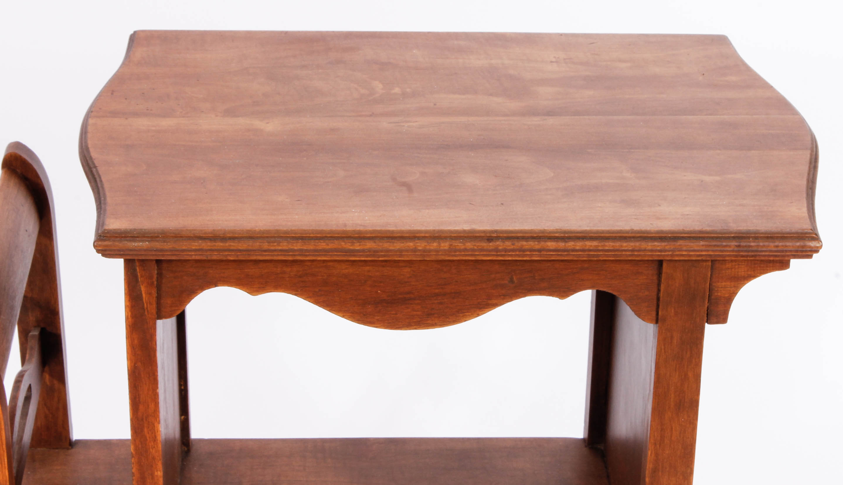 Vintage Wood Telephone Table