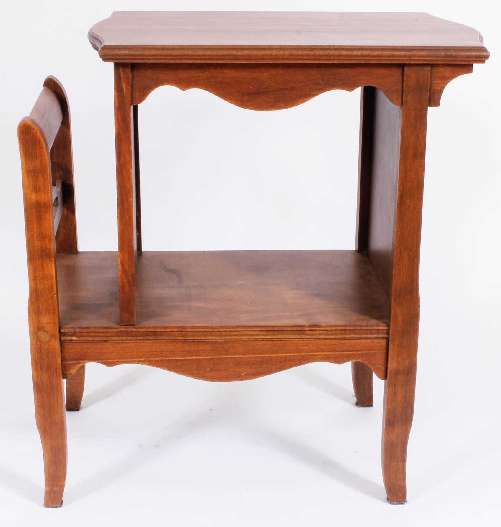 Vintage Wood Telephone Table
