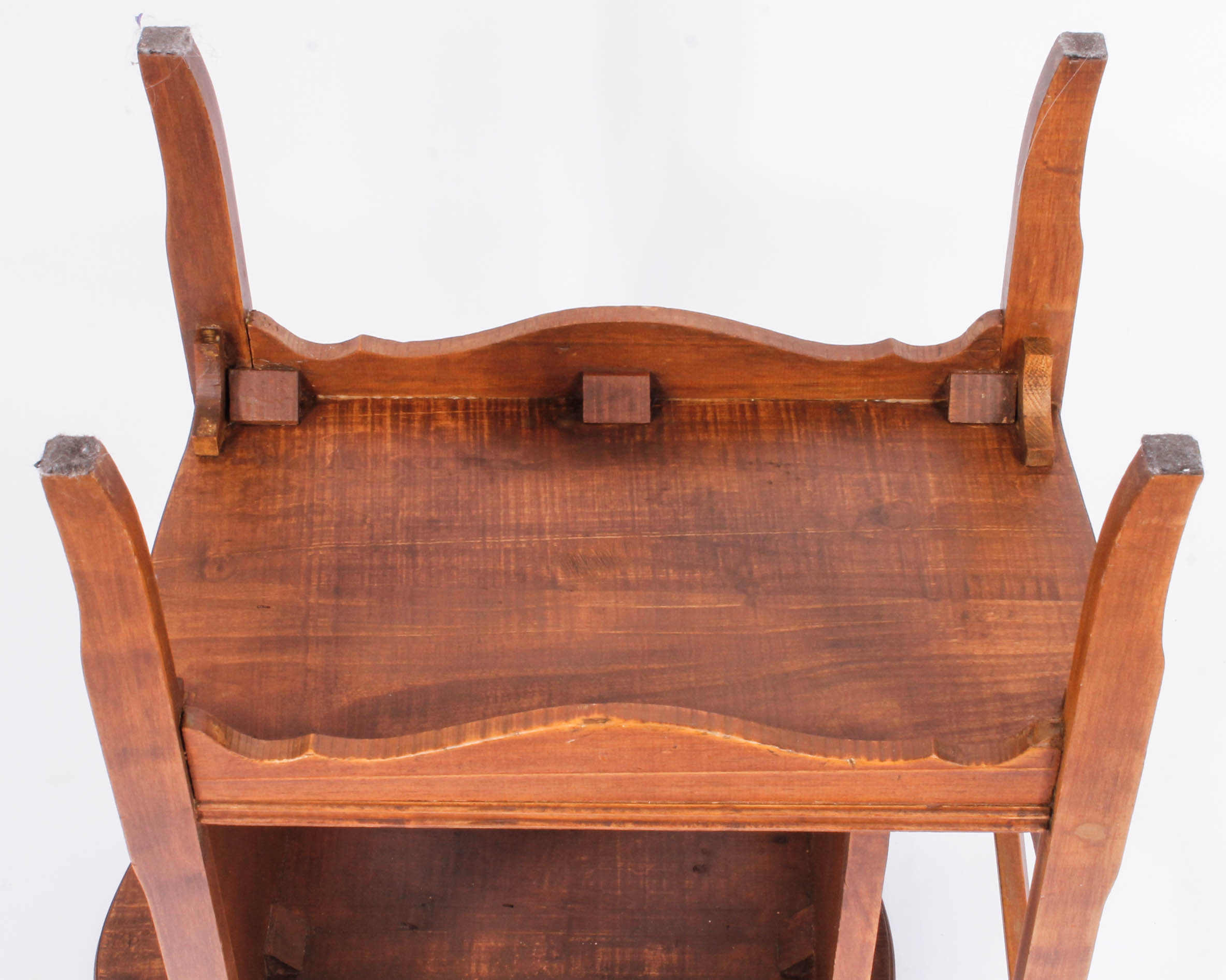 Vintage Wood Telephone Table