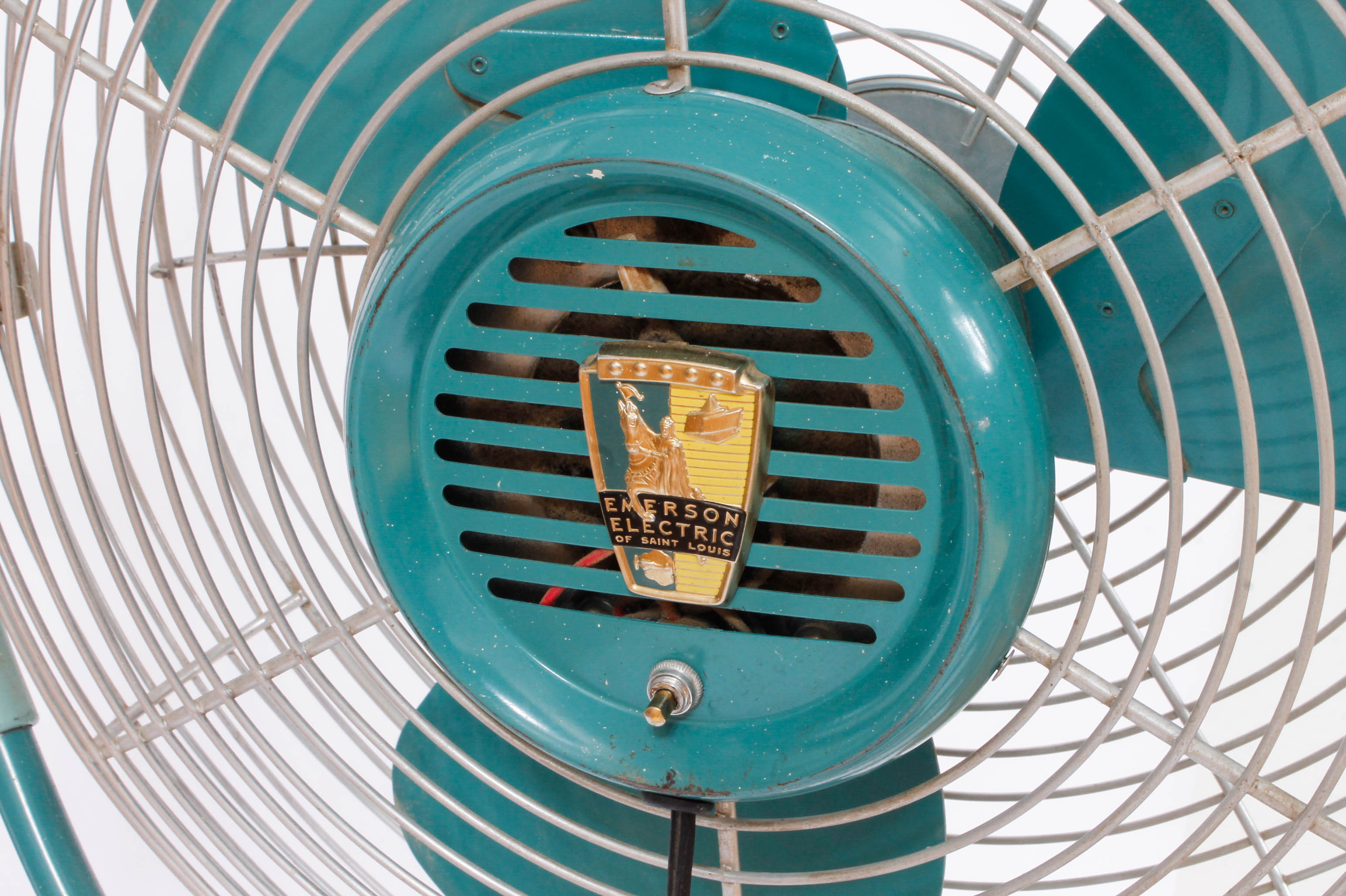 Vintage Emerson Electric Fan with Rolling Stand