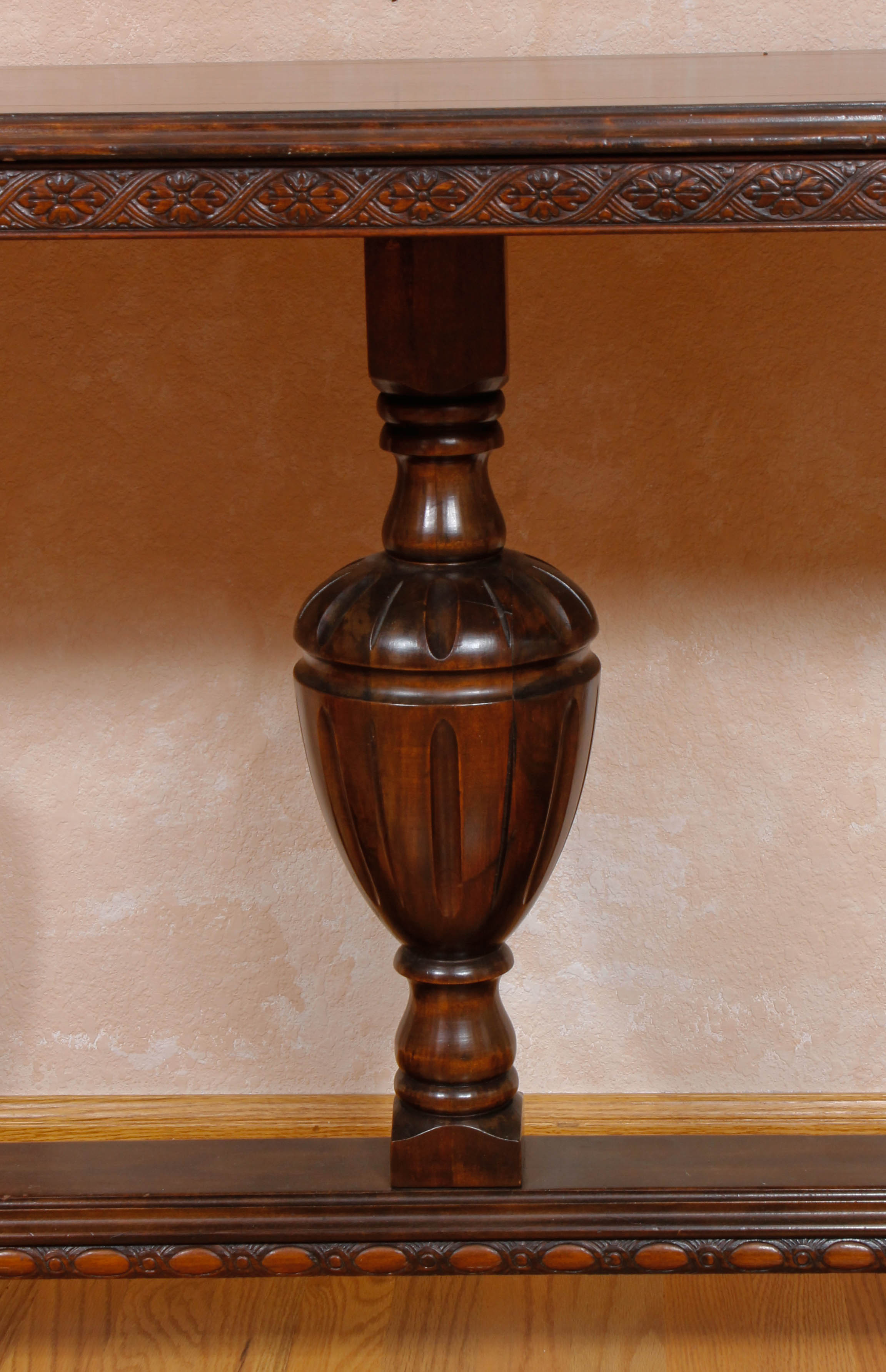 Walnut Console Table