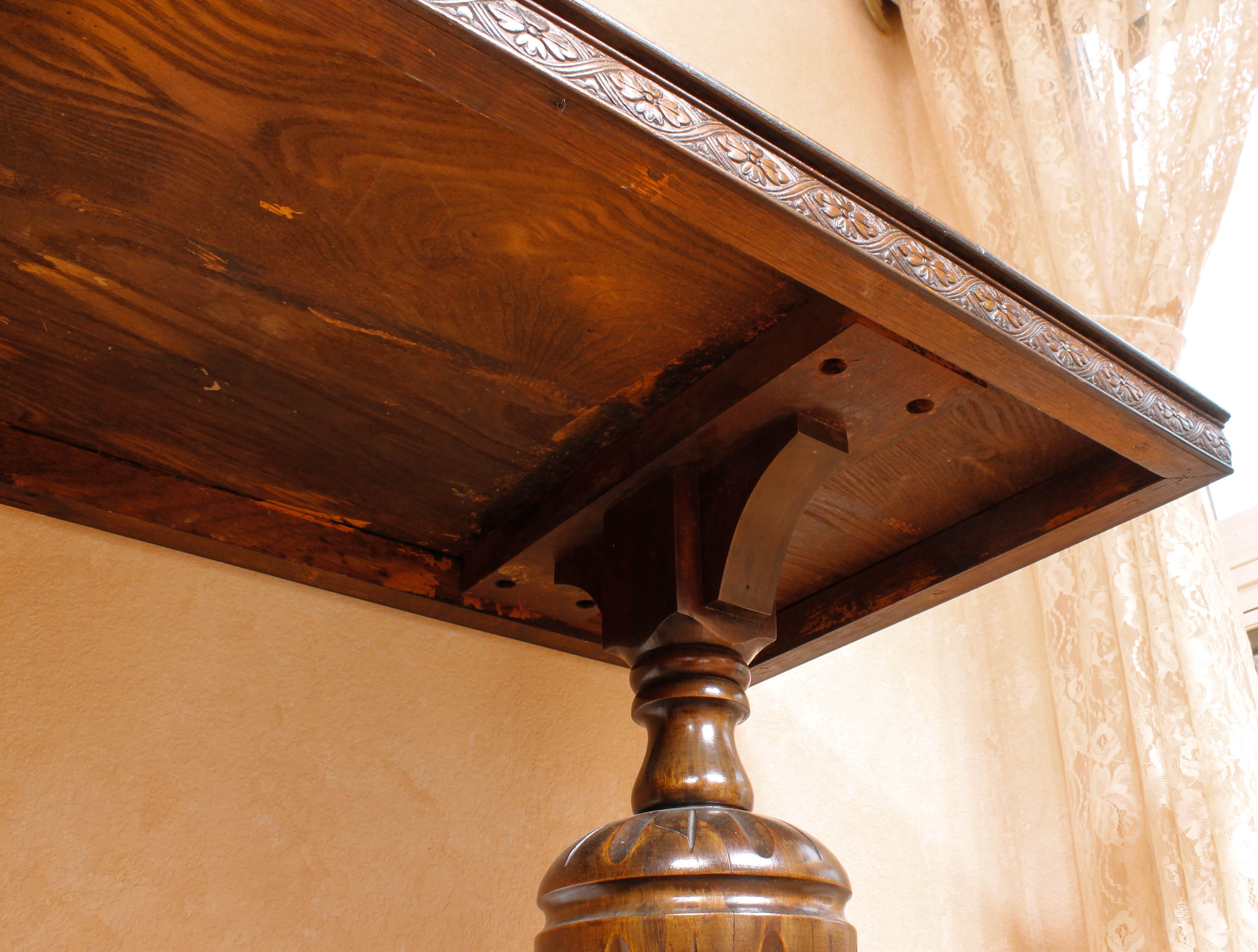 Walnut Console Table