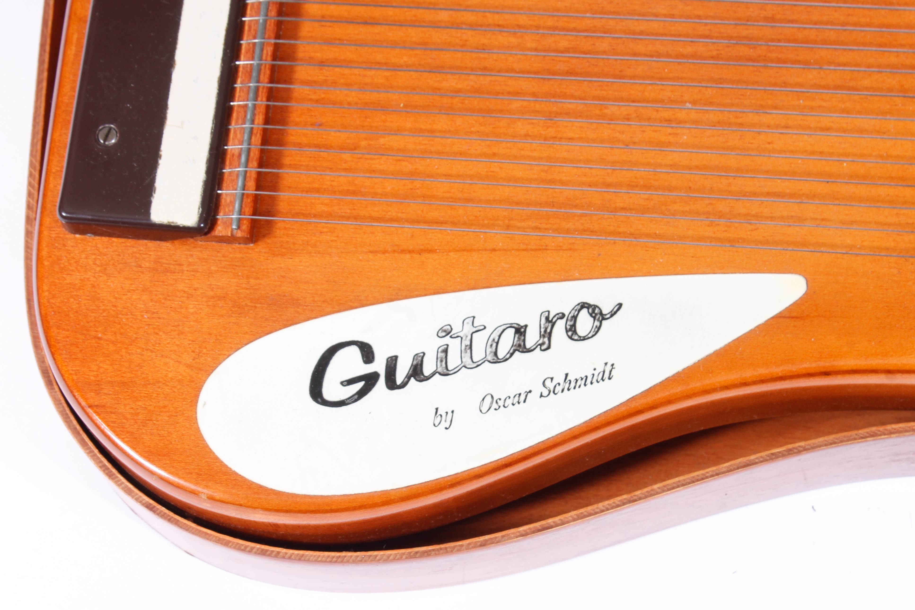 Vintage Oscar Schmidt "Guitaro" Autoharp, Case and Accessories