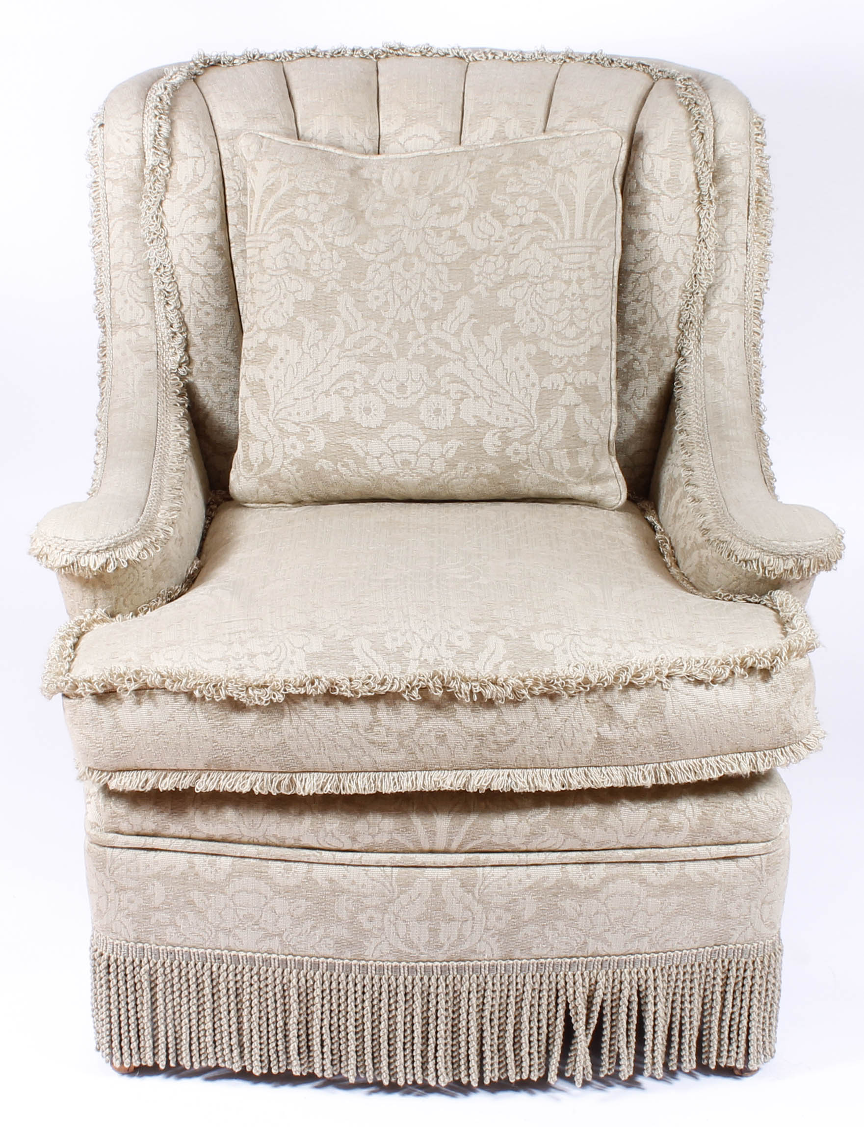 Matching Pair of Upholstered Armchairs