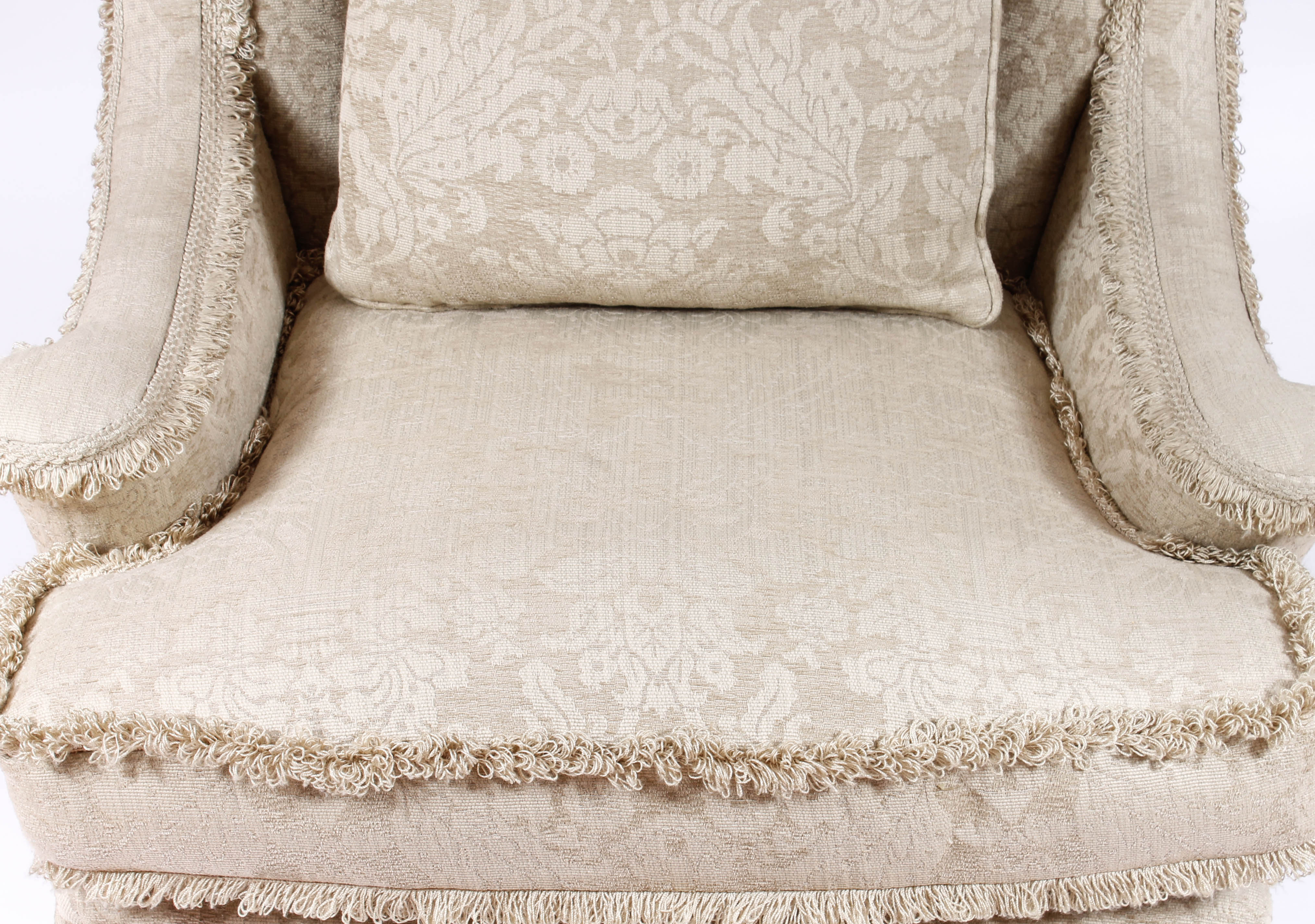 Matching Pair of Upholstered Armchairs