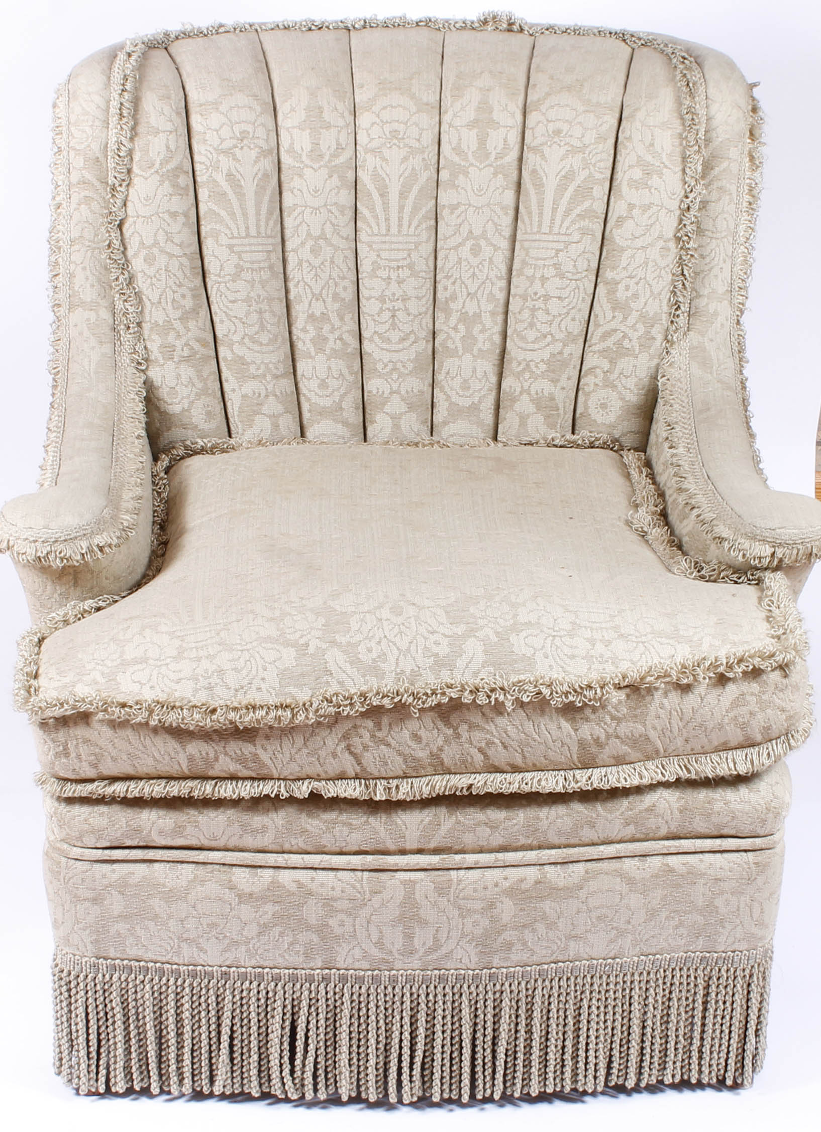 Matching Pair of Upholstered Armchairs