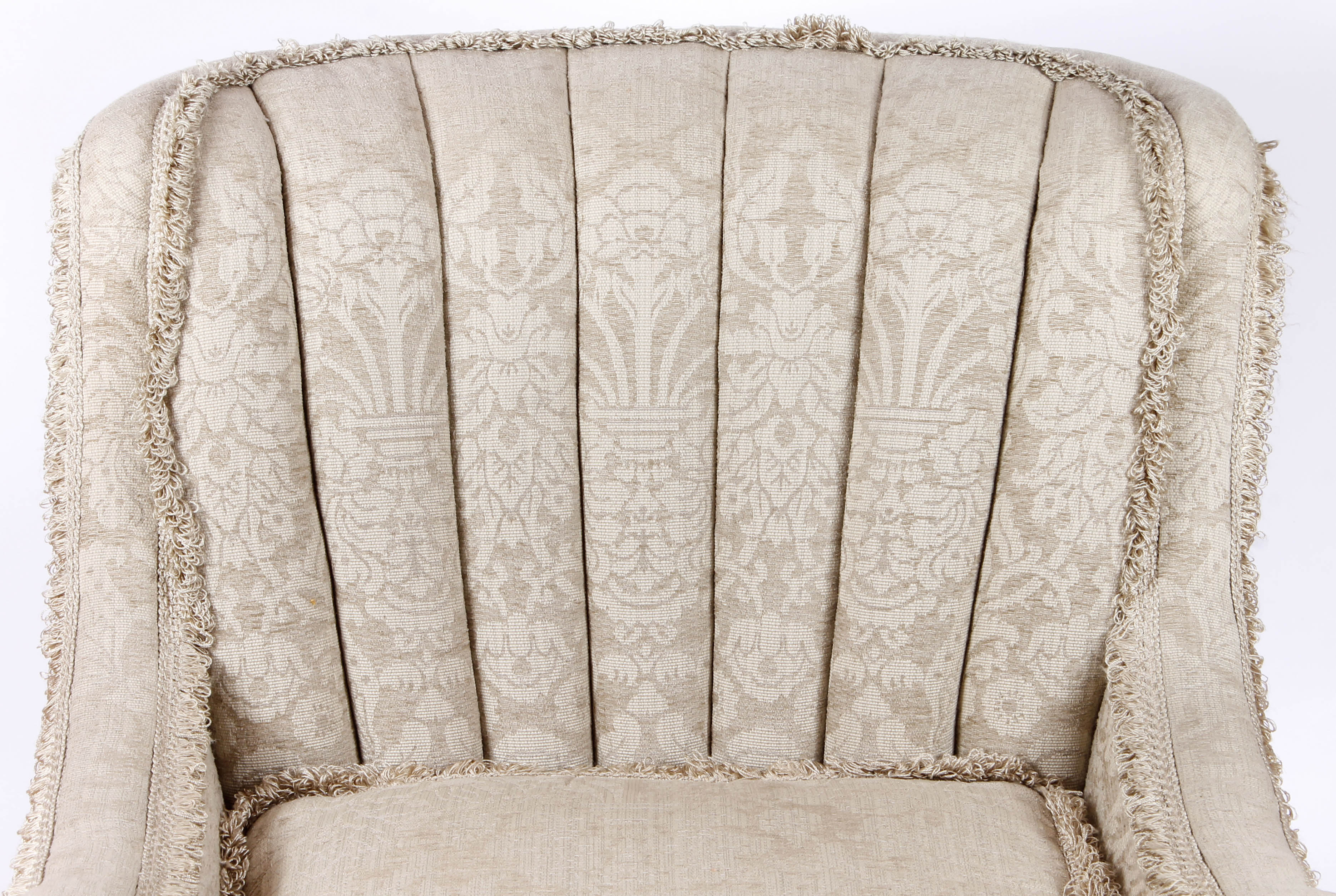 Matching Pair of Upholstered Armchairs