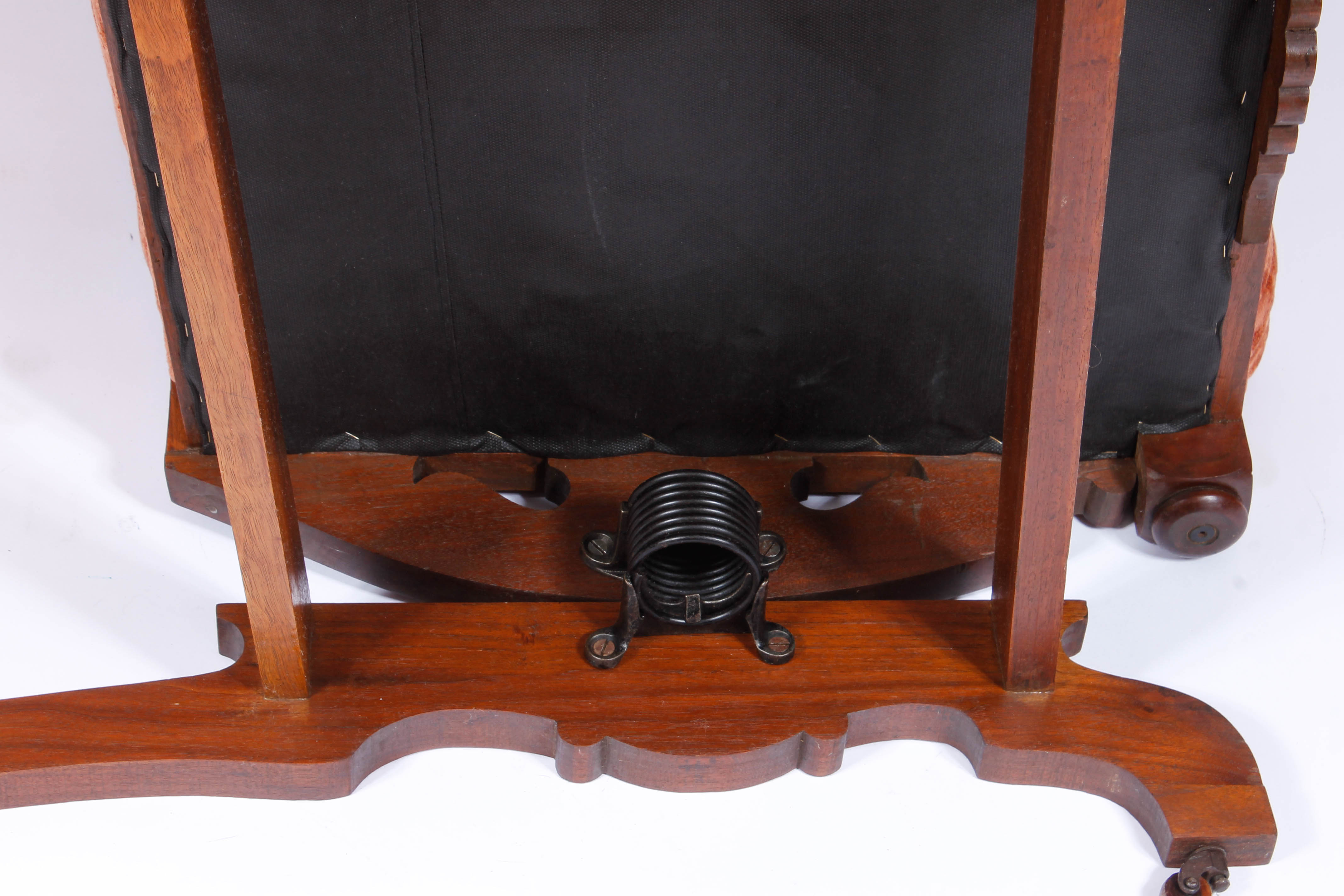 Pair of Antique Victorian Upholstered Walnut Armchairs