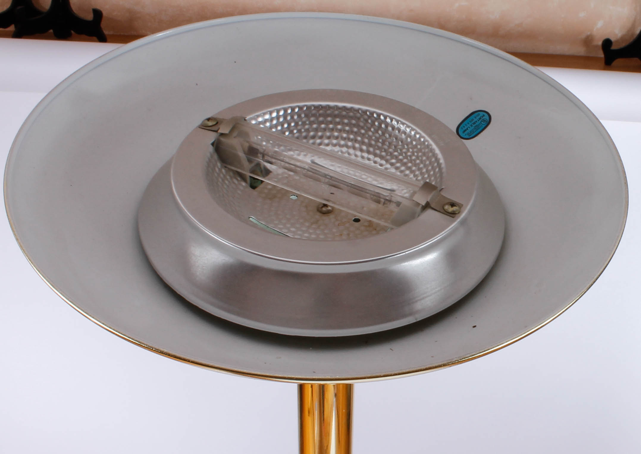 Brass Tone Floor Lamp