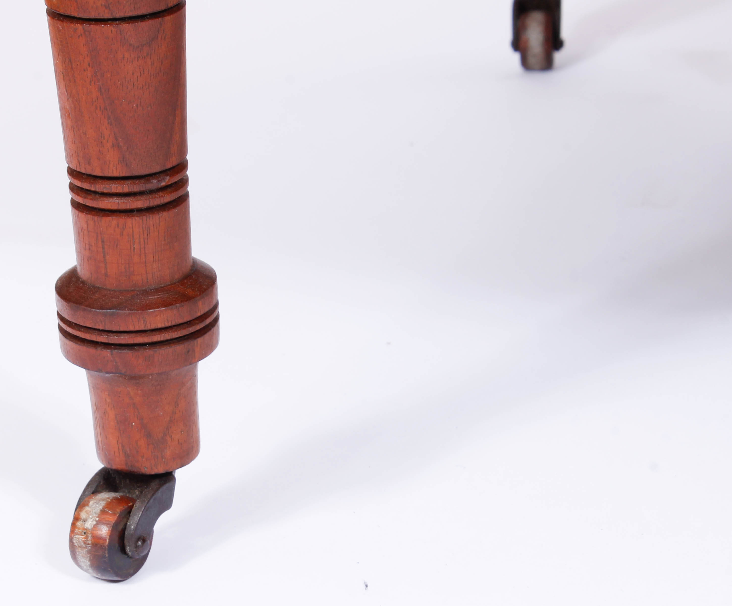 Pair of Antique Victorian Upholstered Walnut Armchairs