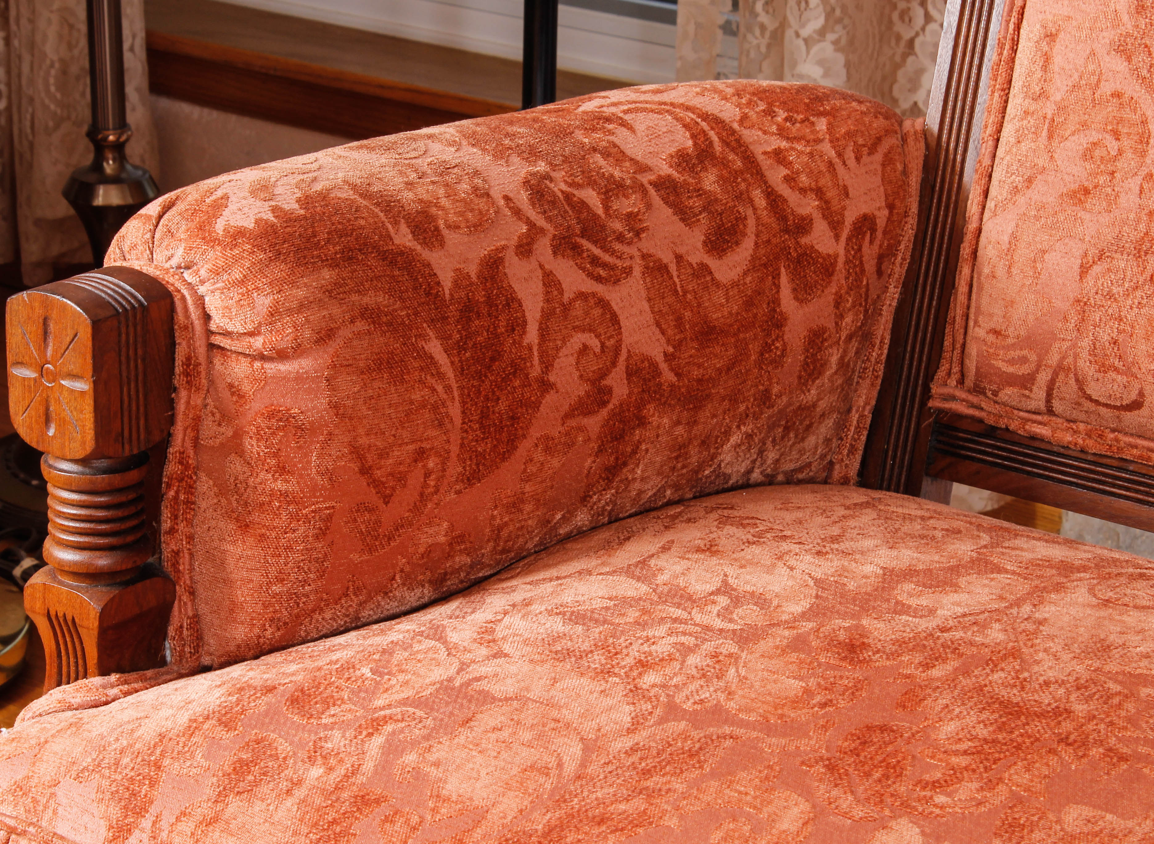 Victorian Upholstered Settee